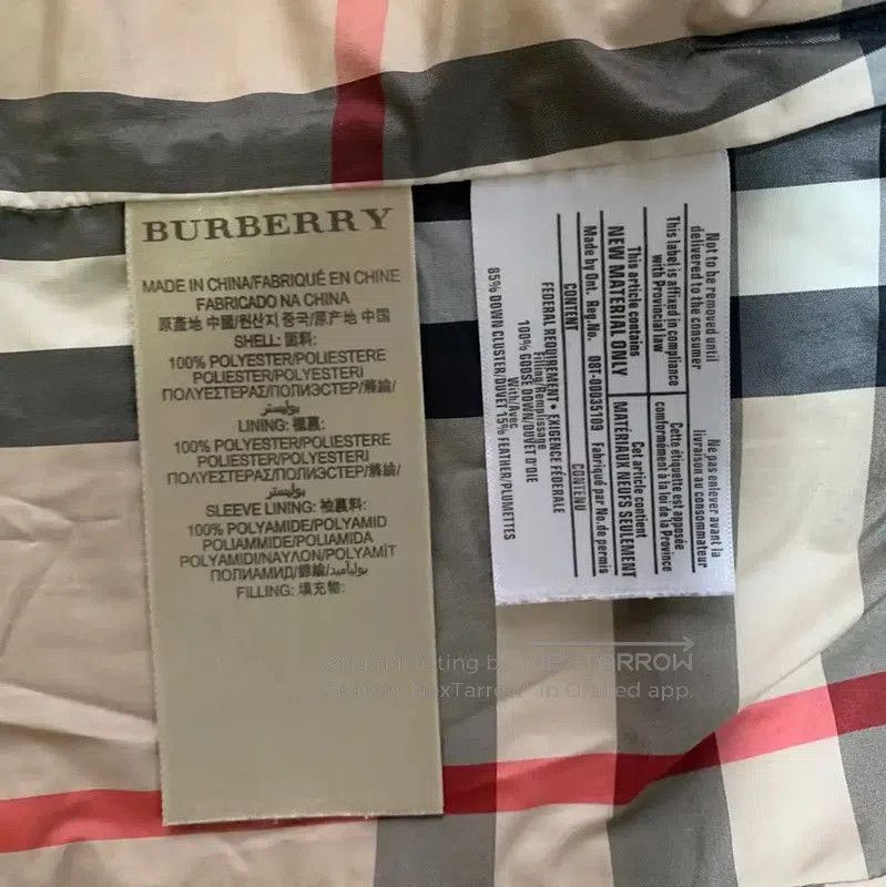 Burberry Burberry Beige Women's Down Jacket Size S. Size S / US 4 / IT 40 - 7 Thumbnail