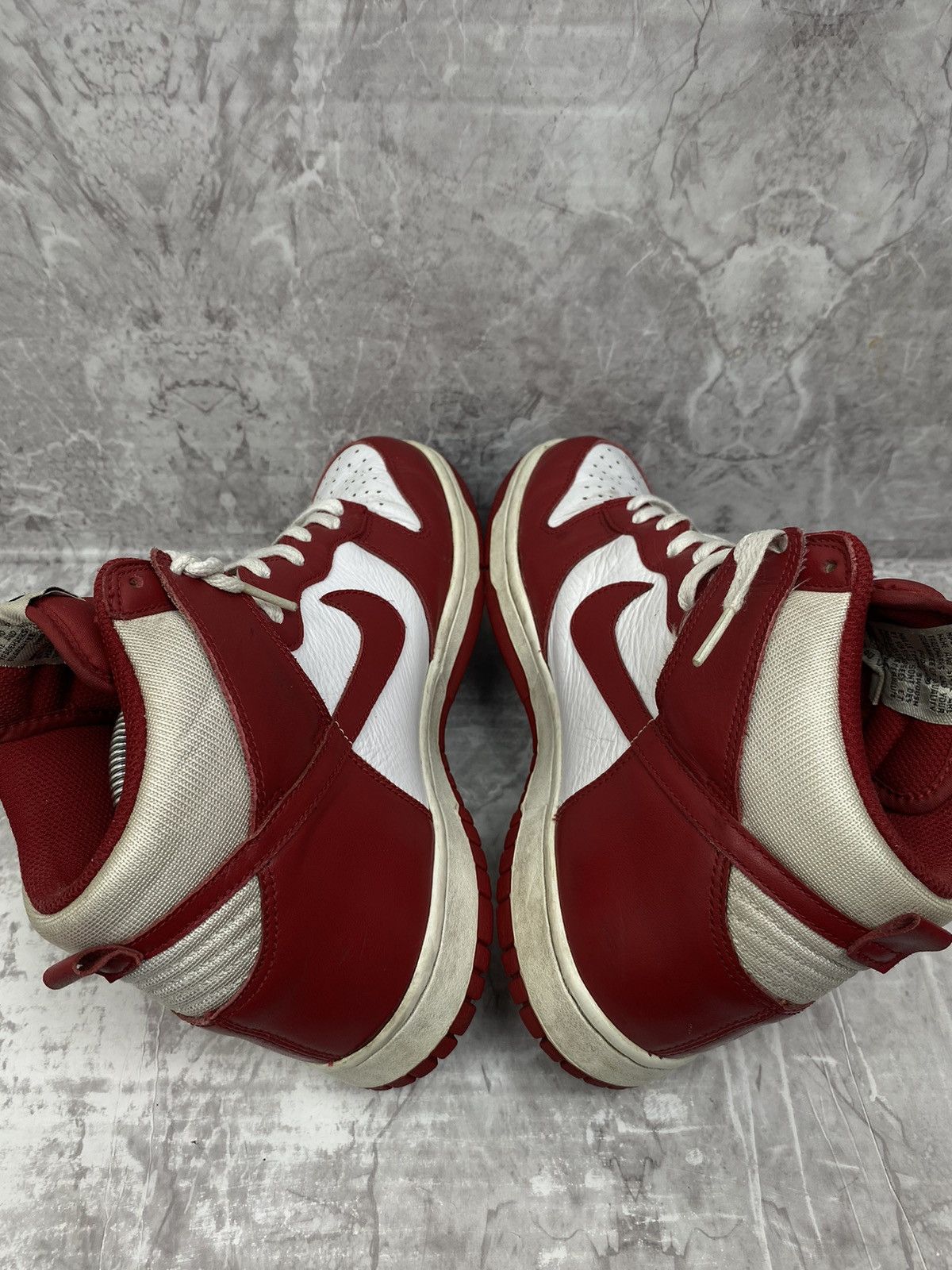 Nike Nike Dunk High White Varsity Red (2009) Size US 8 / EU 41 - 5 Thumbnail