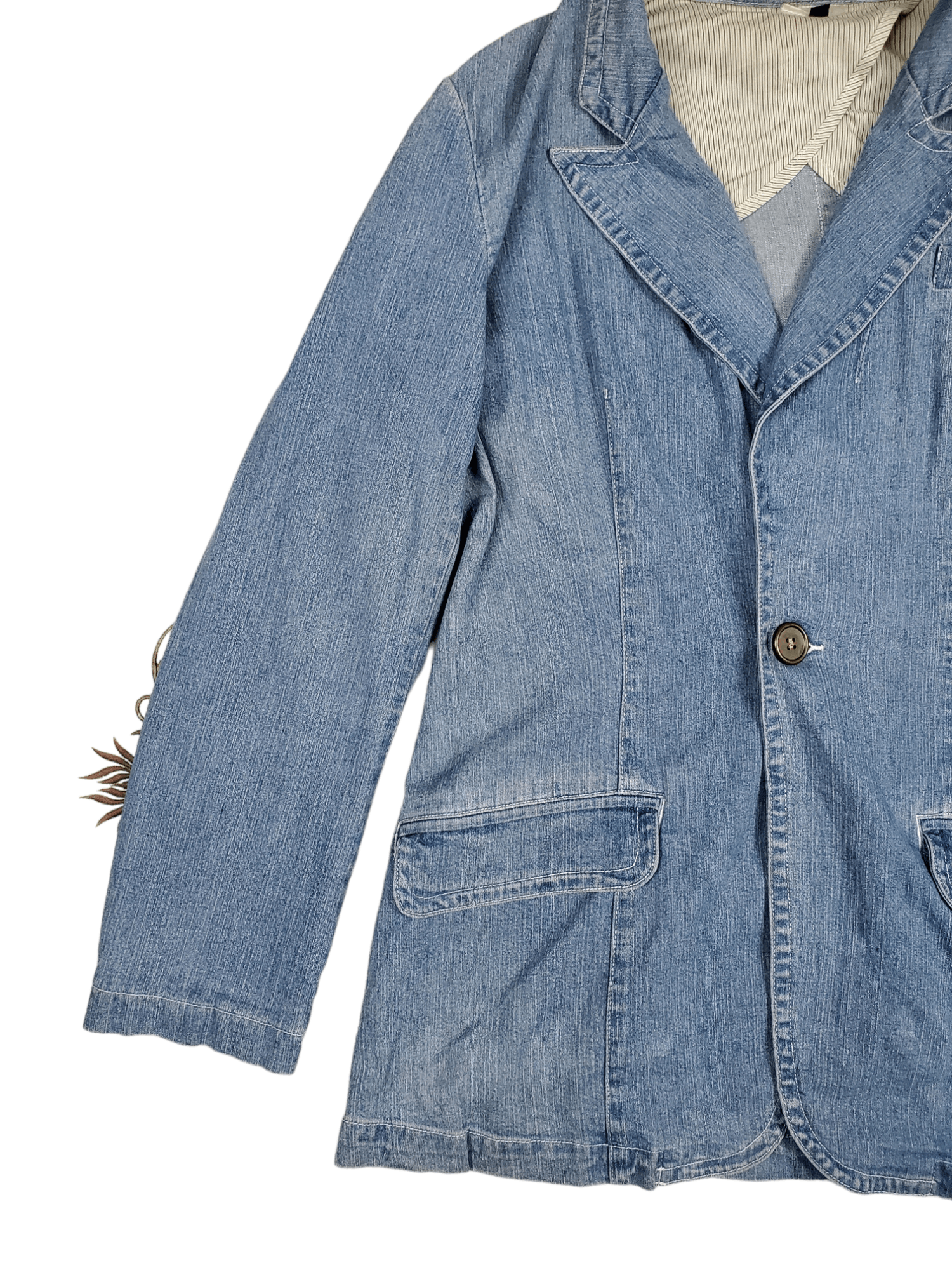 Otto × Vintage Vintage Otton Denim Jacket Size L / US 10 / IT 46 - 6 Thumbnail