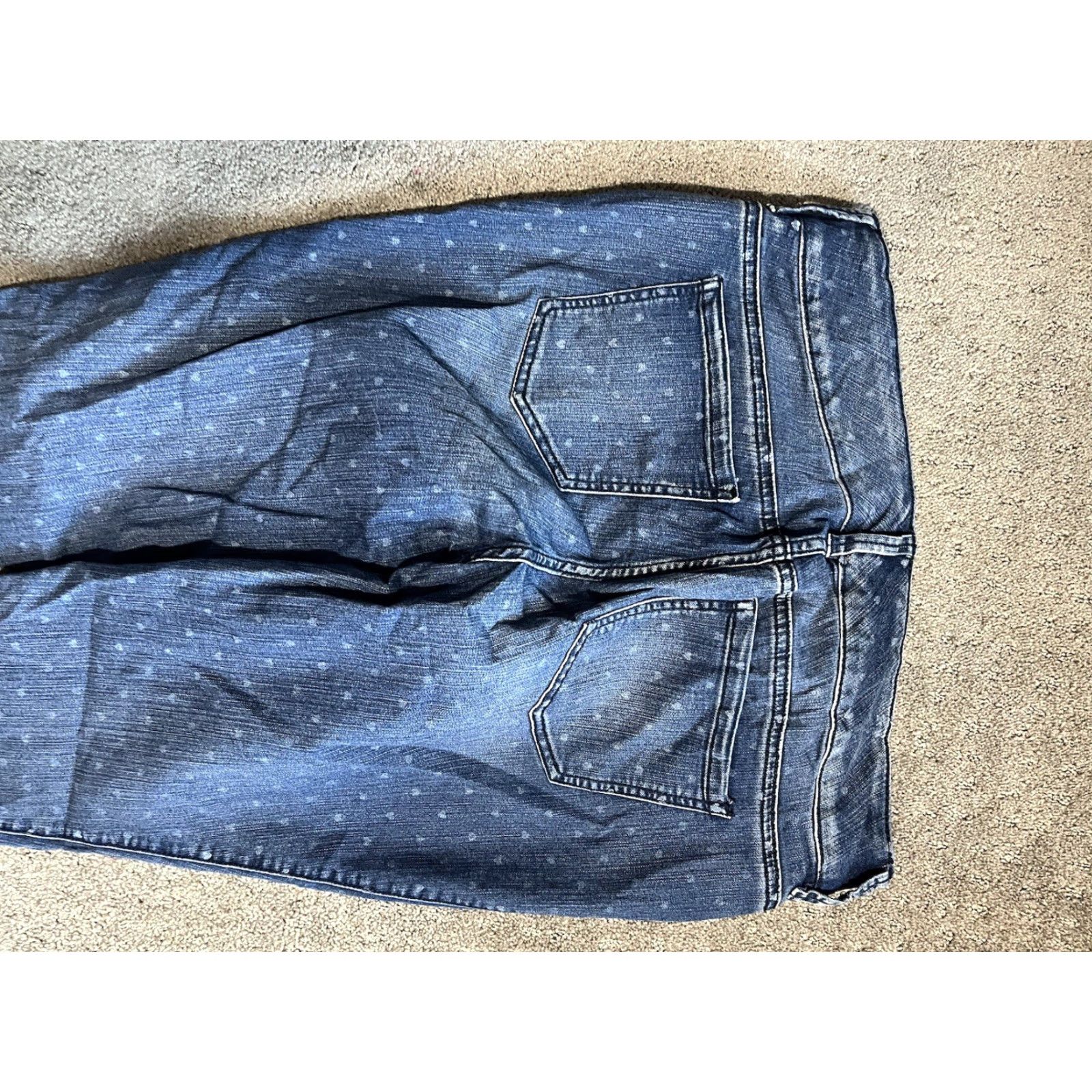 Torrid Torrid Jeans Size 16 Skinny Jegging Stretch Denim Polka Dots Print Size 38" / US 16 / IT 52 - 4 Thumbnail