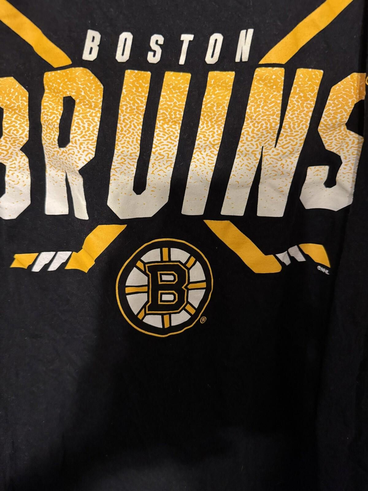 Other BOSTON BRUINS Fanatics Long Sleeve Black Tee Men's Sz L Size ONE SIZE - 3 Thumbnail