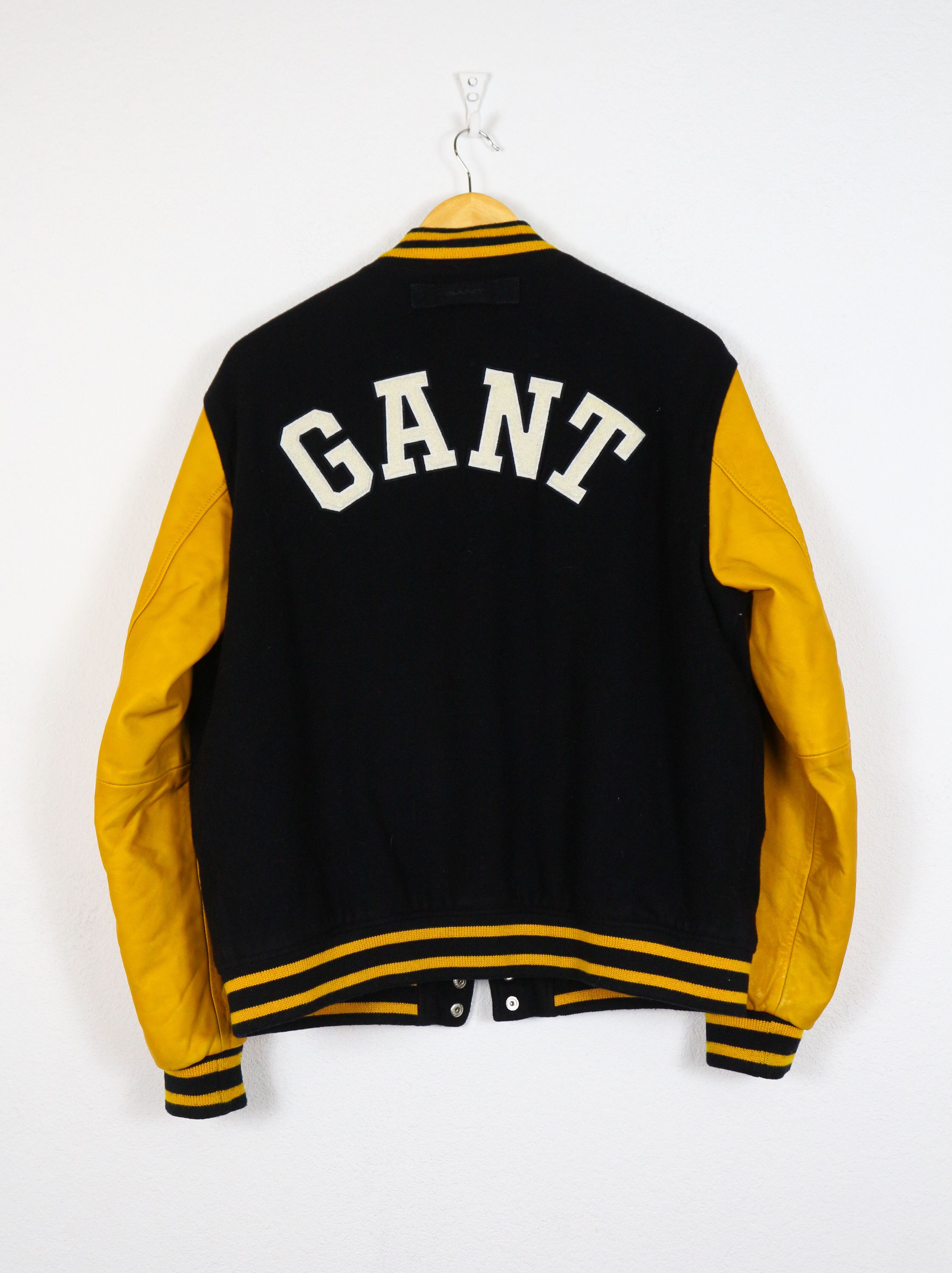 Gant Gant USA Baseball D1 Crest Letterman Leather Bomber Jacket Size US L / EU 52-54 / 3 - 1 Thumbnail