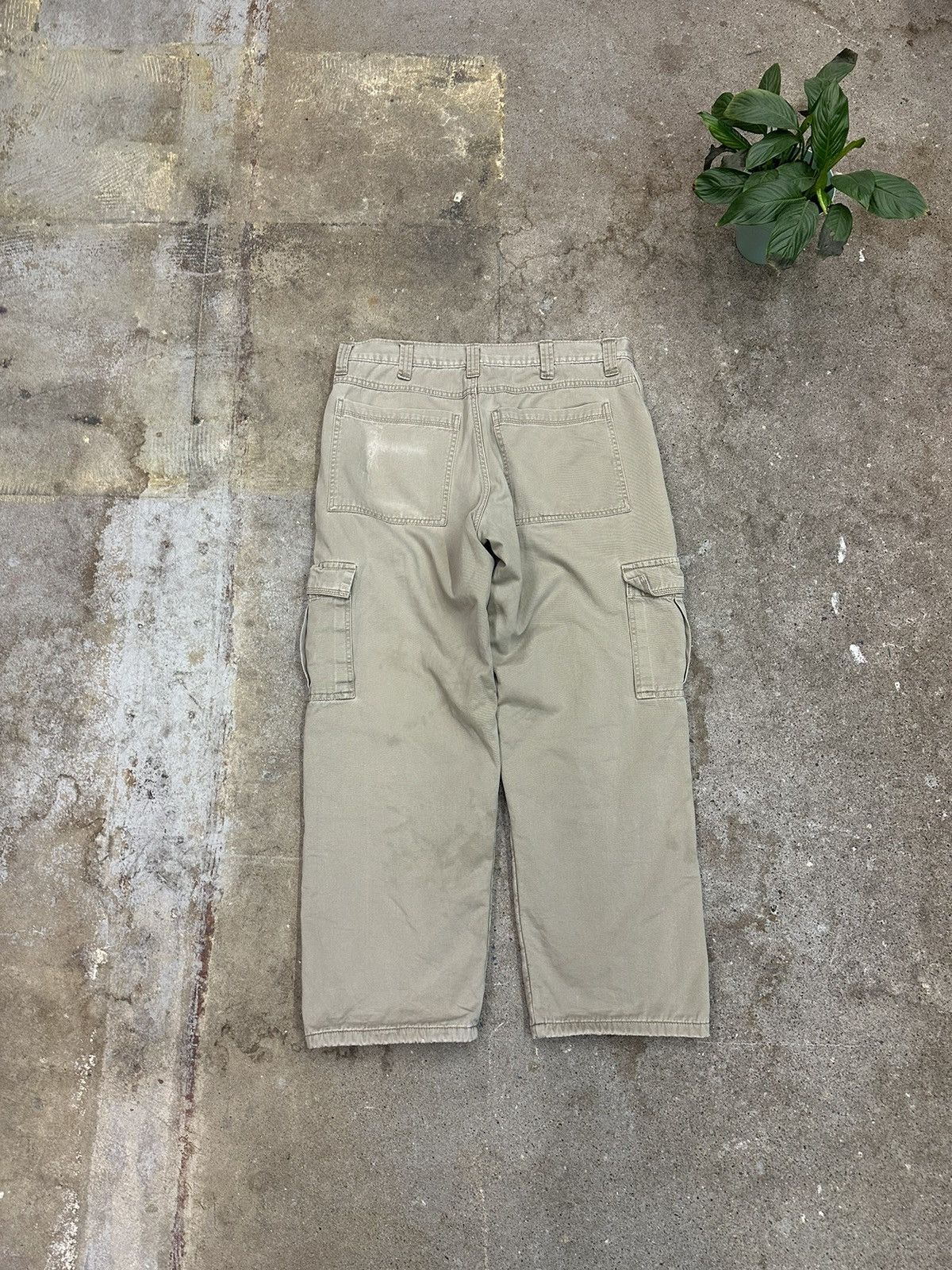 Eddie Bauer × Vintage Vintage Wrangler Fleece Lined Cargo Pants Size 36 Size US 36 / EU 52 - 2 Thumbnail