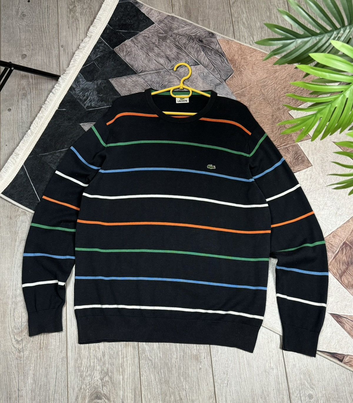 Lacoste Vintage Lacoste sweatshirt hype luxury size XL Size US XL / EU 56 / 4 - 1 Thumbnail