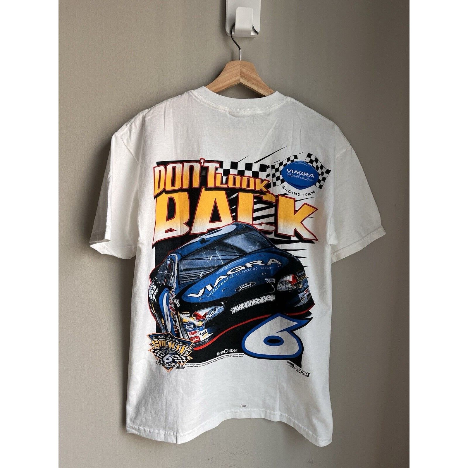 NASCAR NEW VINTAGE NASCAR MARK MARTIN #6 VIAGRA RACING GRAPHIC TEE Size US M / EU 48-50 / 2 - 2 Thumbnail