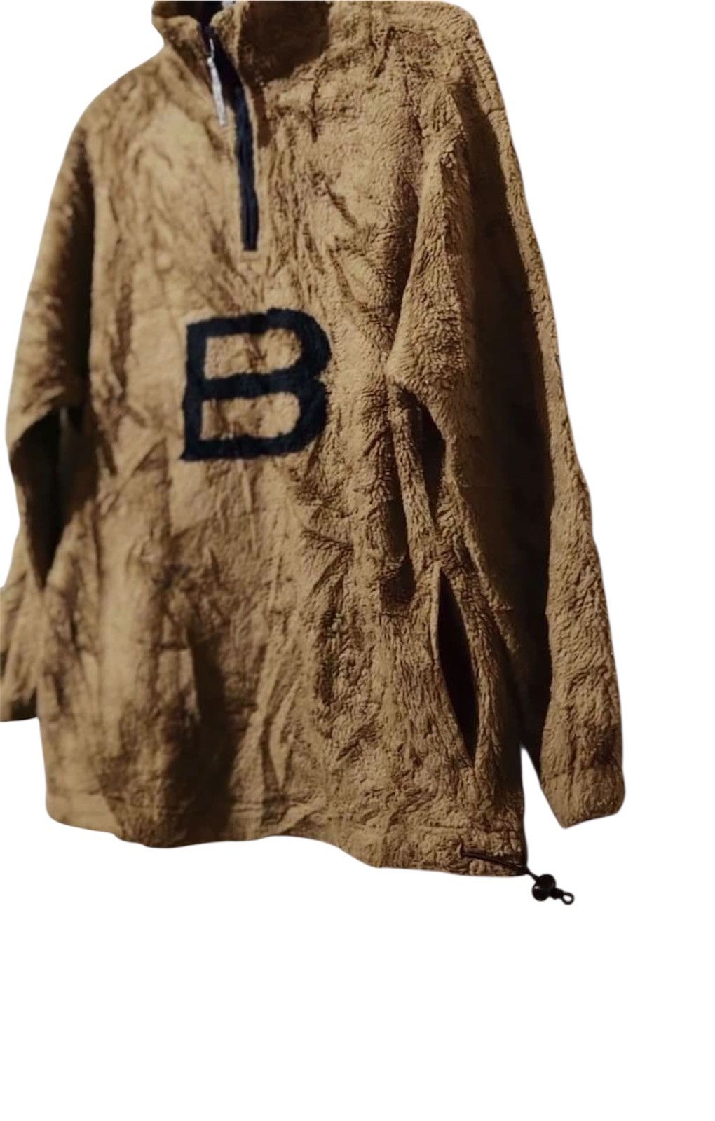 Balenciaga Balenciaga fleece B logo jacket half zipper Size US L / EU 52-54 / 3 - 2 Thumbnail