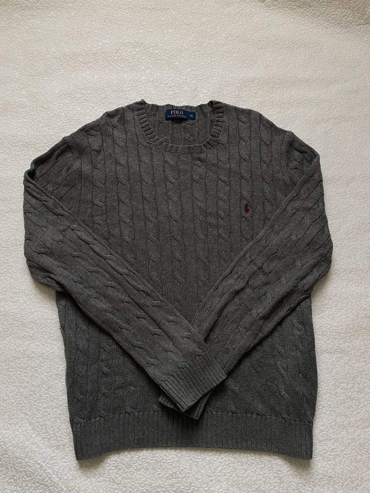 Polo Ralph Lauren Polo Ralph Lauren luxury streetwear gray sweater Size US XL / EU 56 / 4 - 1 Thumbnail