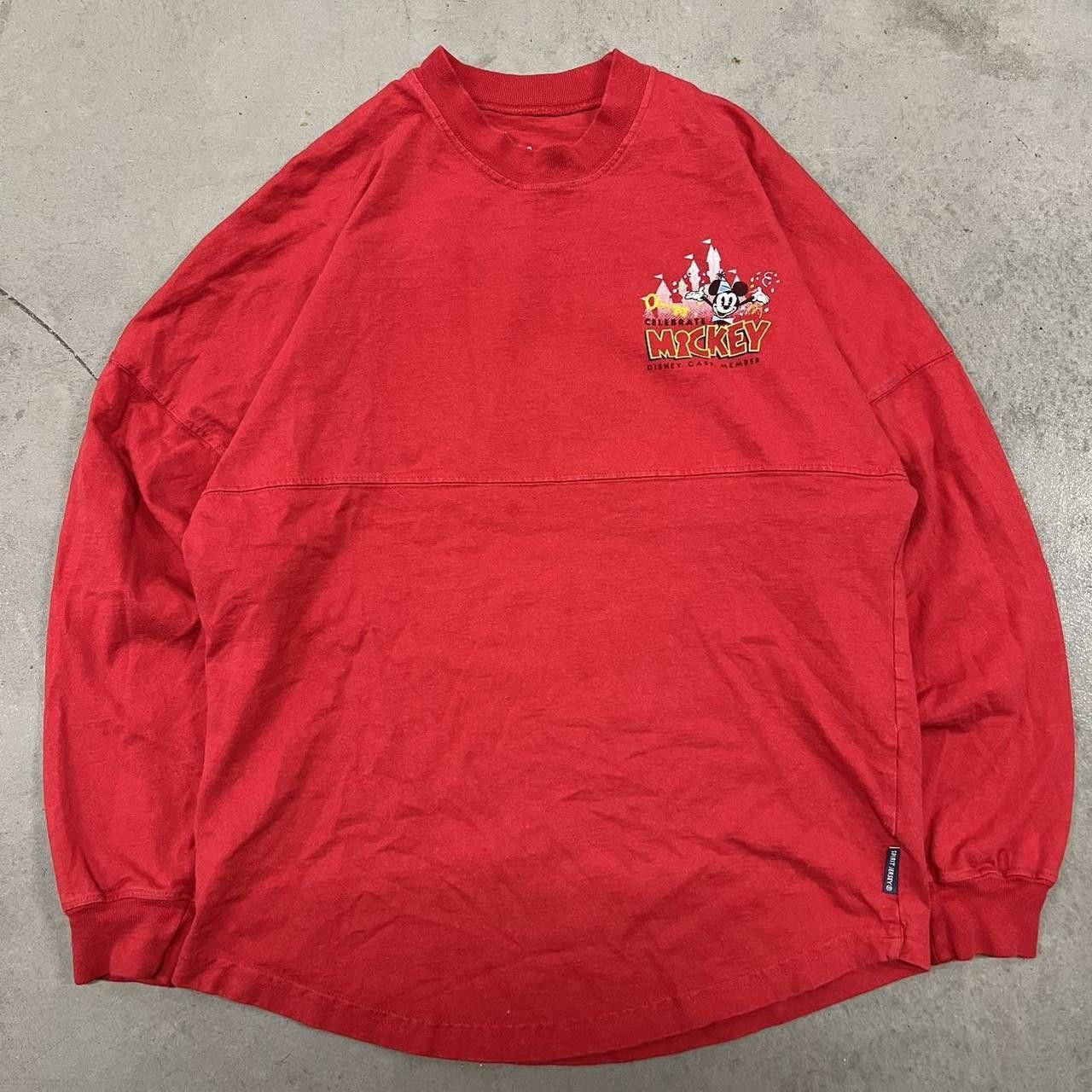 Disney Crazy Vintage Y2K/2000s Super Rare Disney Mickey’s 90th Birthday Cast Member Exclusive Spirit Jersey! Size US S / EU 44-46 / 1 - 5 Thumbnail