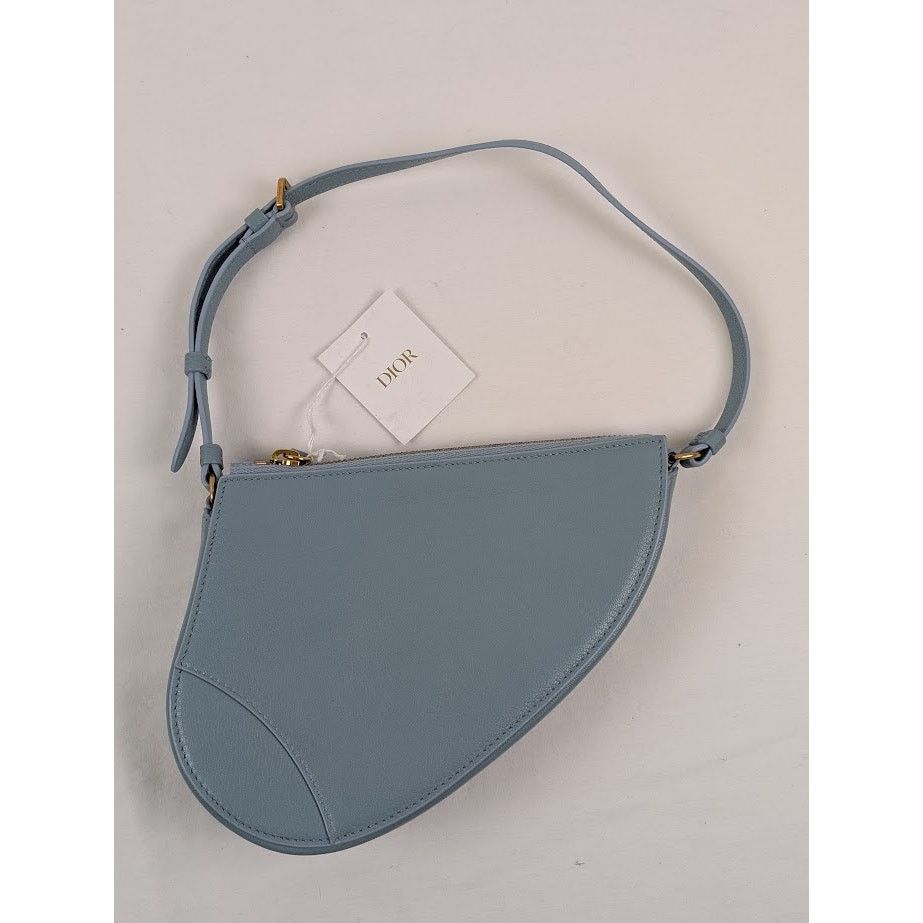 Dior o1rshd1 Size: OS / Saddle Rodeo Pouch in Slate Blue Size ONE SIZE - 4 Thumbnail