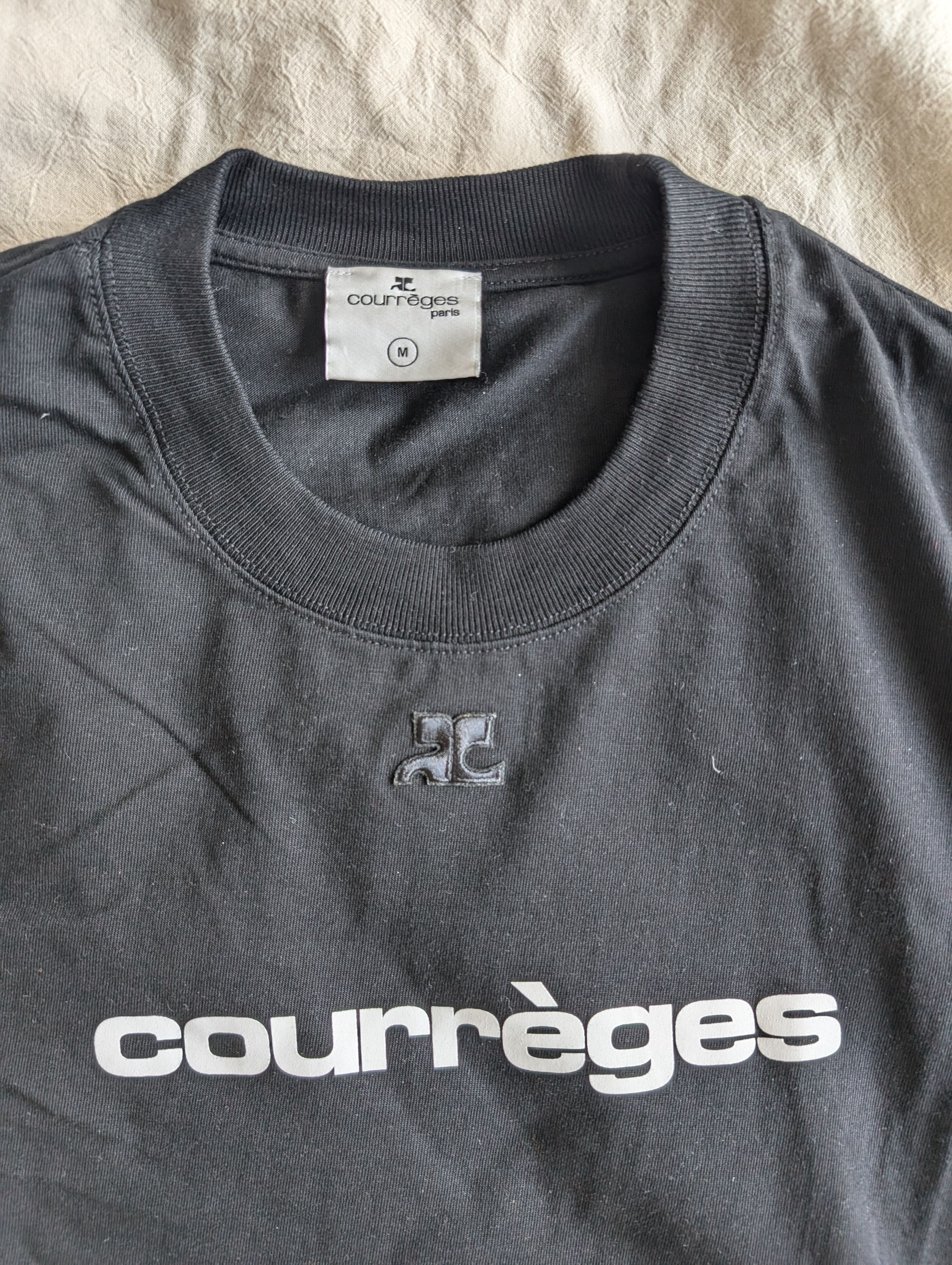 Courreges Courrèges logo T-shirt Size US M / EU 48-50 / 2 - 3 Thumbnail