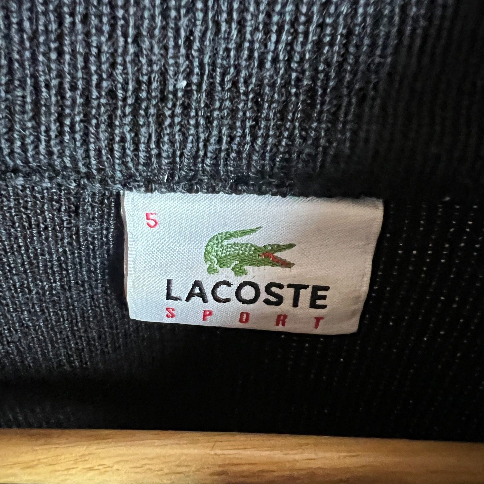 Lacoste Lacoste Zip Sweater Men's Size 5 Black Long Sleeve ` Size US M / EU 48-50 / 2 - 4 Thumbnail