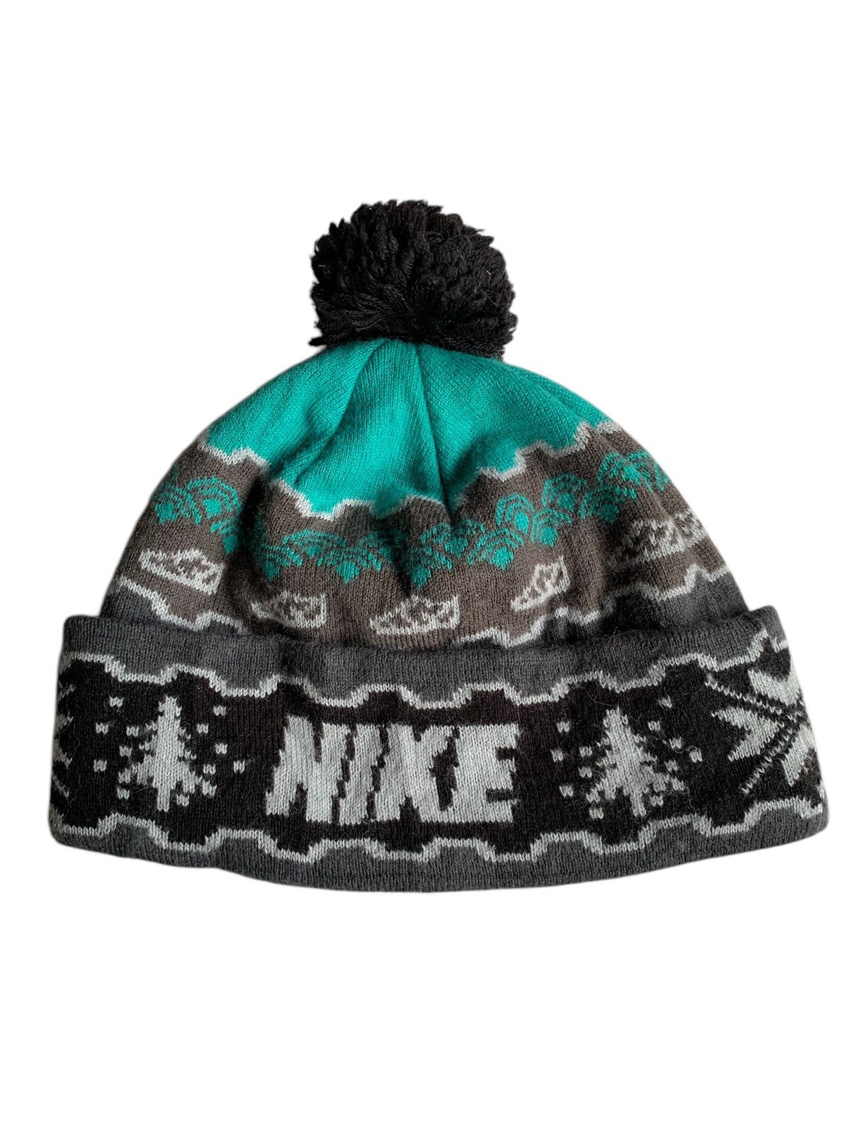 Nike × Vintage NIKE RARE DESIGN WINTER SESSIONS BEANIE HATS Size ONE SIZE - 1 Thumbnail