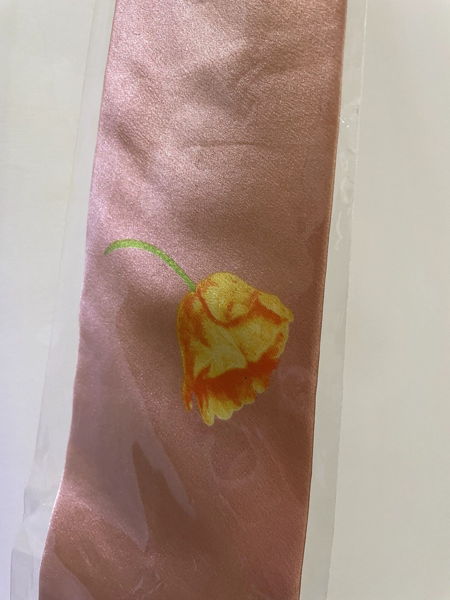 Yohji Yamamoto Yohji Yamamoto Floral Silk Tie Size ONE SIZE - 3 Thumbnail