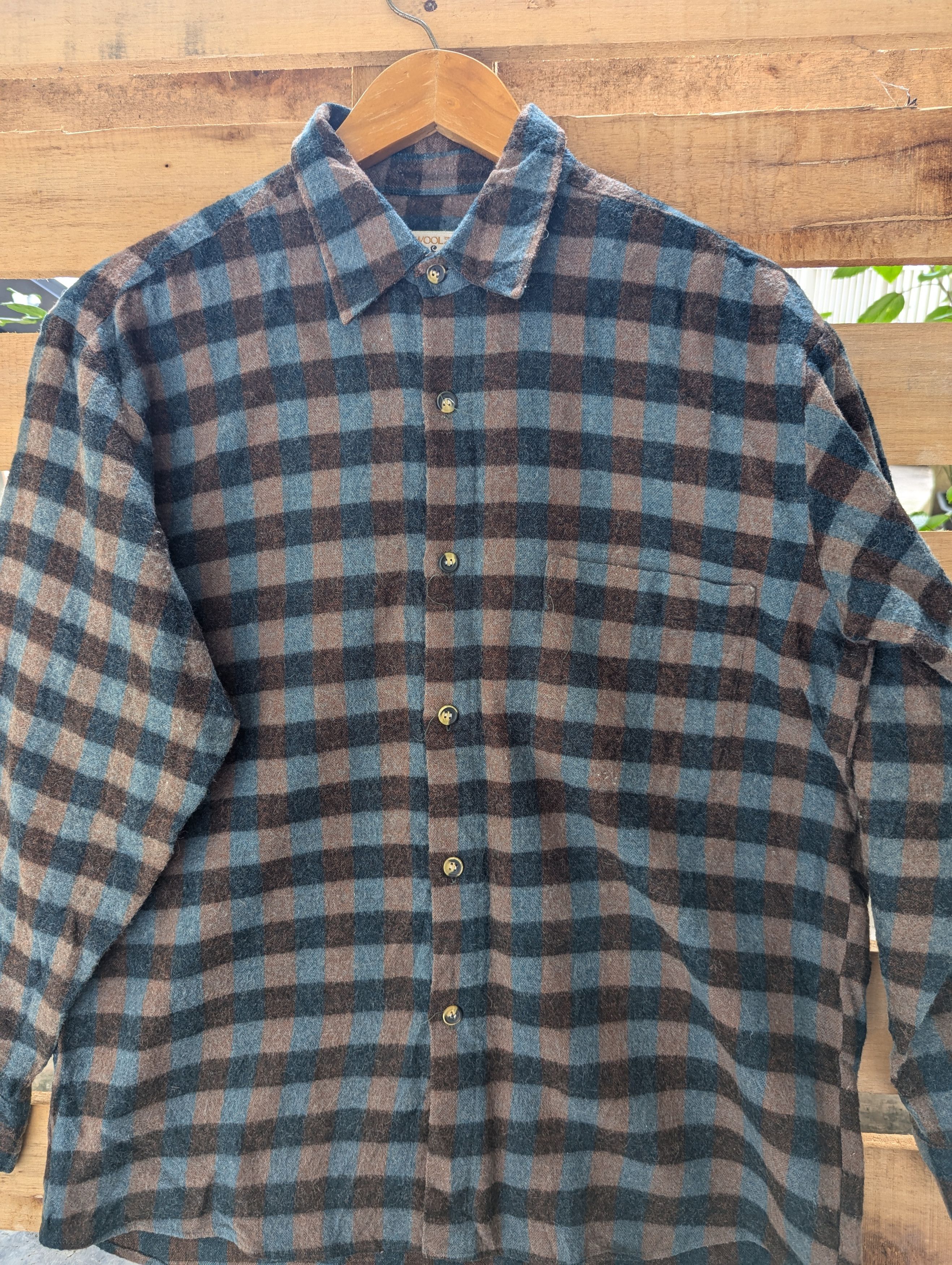 Other Vintage Witford Wool Flannel Shirt Button Ups Size US XL / EU 56 / 4 - 2 Thumbnail
