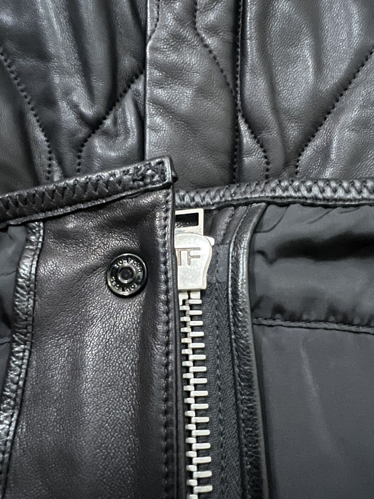 Tom Ford Tom Ford Quilted Shearling Leather Jacket size 62 XXL $8500 Size US XXL / EU 58 / 5 - 8 Thumbnail