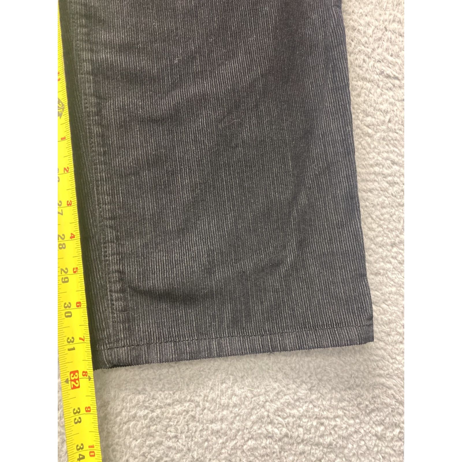 Calvin Klein Calvin Klein Pants Men 38 Black Straight Corduroy Outdoor Hiking Casual Chino 32in Inseam Mens Size US 38 / EU 54 - 5 Thumbnail