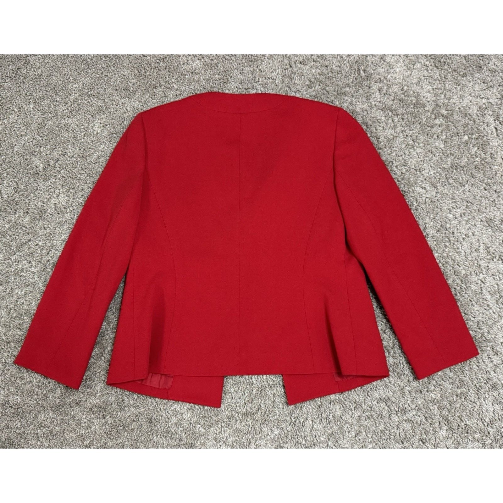Anne Klein ANNE KLEIN Barbados Cherry Red Two Piece Business Suit XS/2 Size XS / US 0-2 / IT 36-38 - 4 Thumbnail
