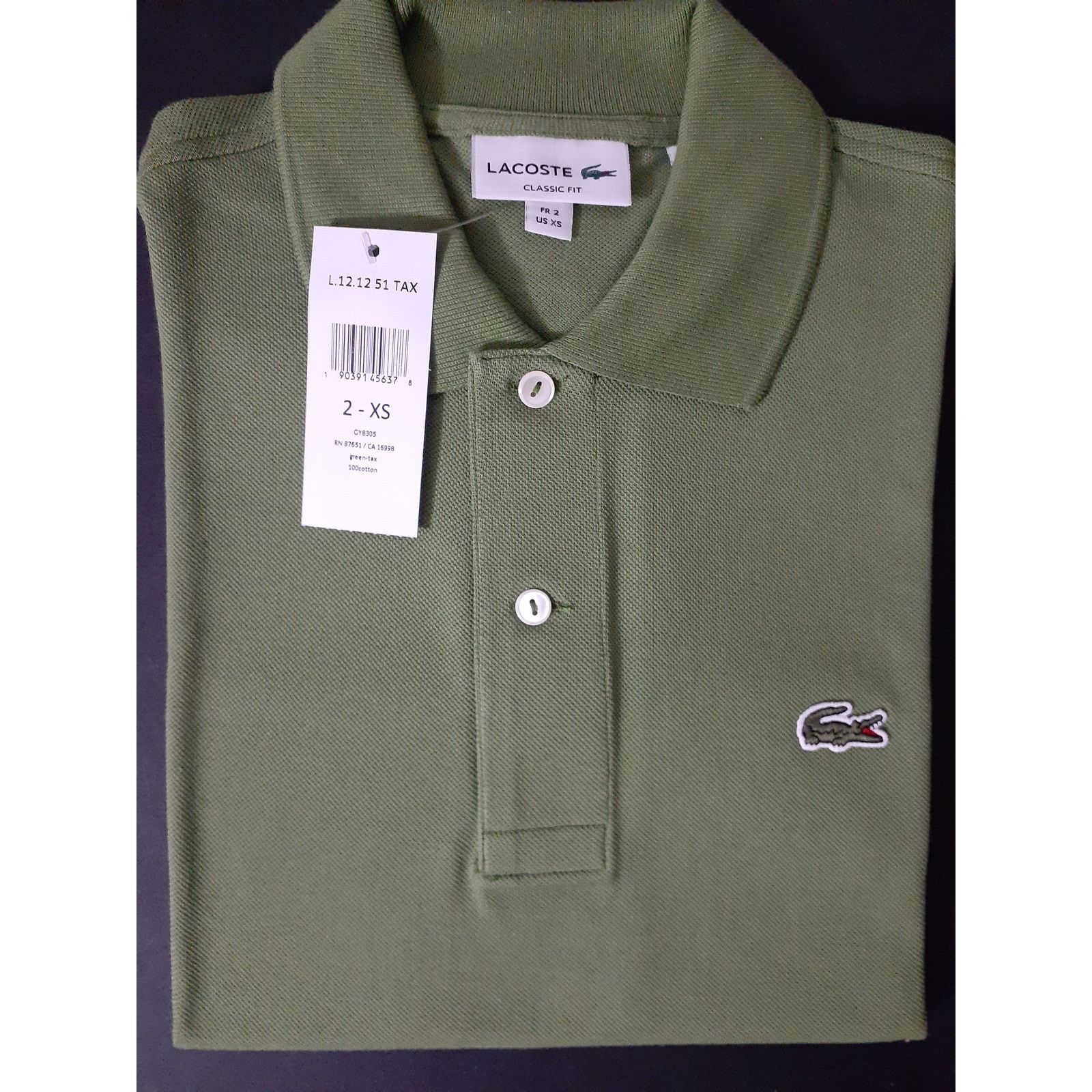 Lacoste Lacoste Men's Legacy Short Sleeve Pique Polo Shirt XS Size US XS / EU 42 / 0 - 2 Thumbnail