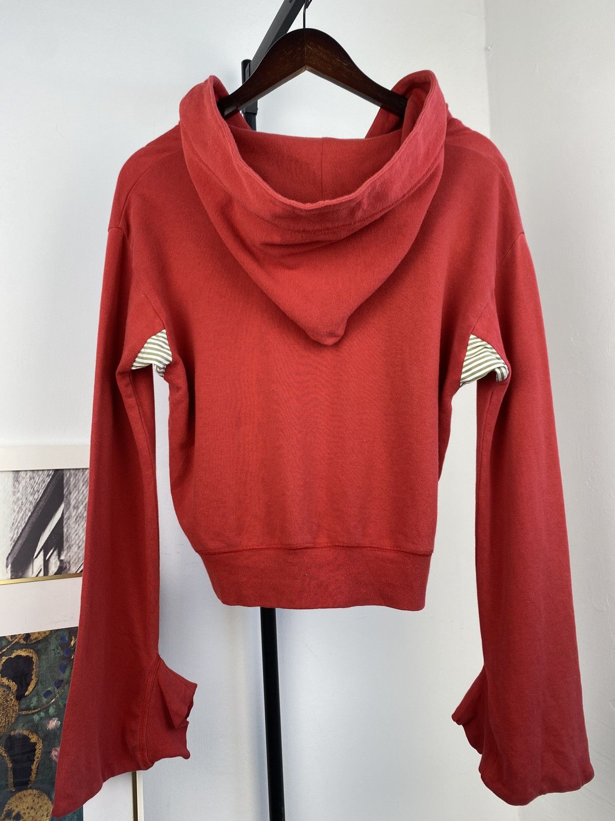Vivienne Westwood Y2K 2000's Vivienne Westwood Angled Sleeves Cropped Hoodie Size S / US 4 / IT 40 - 9 Thumbnail