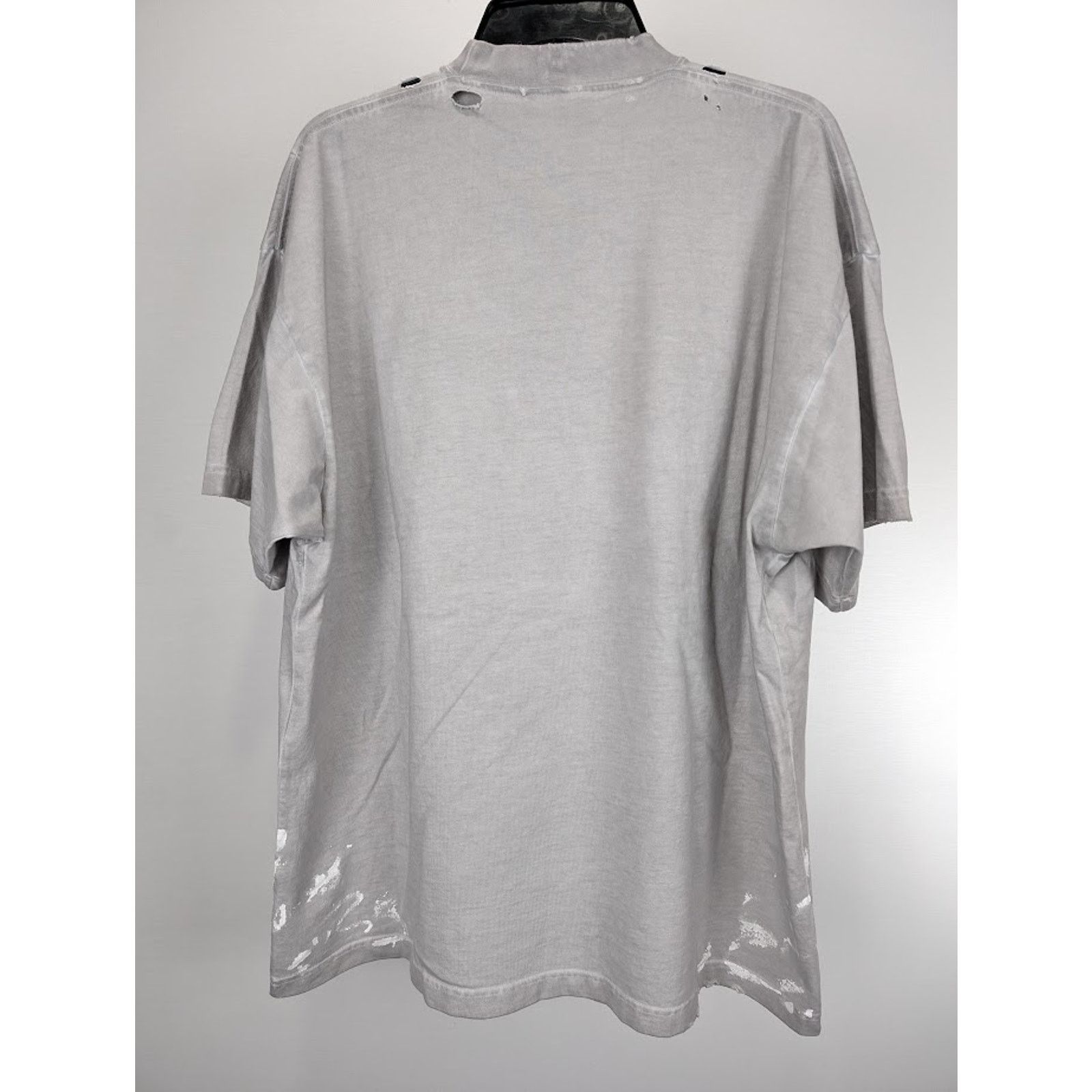 Balenciaga o1rshd1 Short Sleeve T-Shirt in Grey Size US XL / EU 56 / 4 - 13 Thumbnail