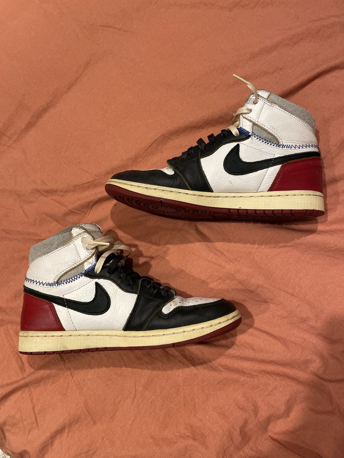 Jordan Brand Union LA x Air Jordan 1 Retro High NRG 'Black Toe' Size US 8 / EU 41 - 3 Thumbnail