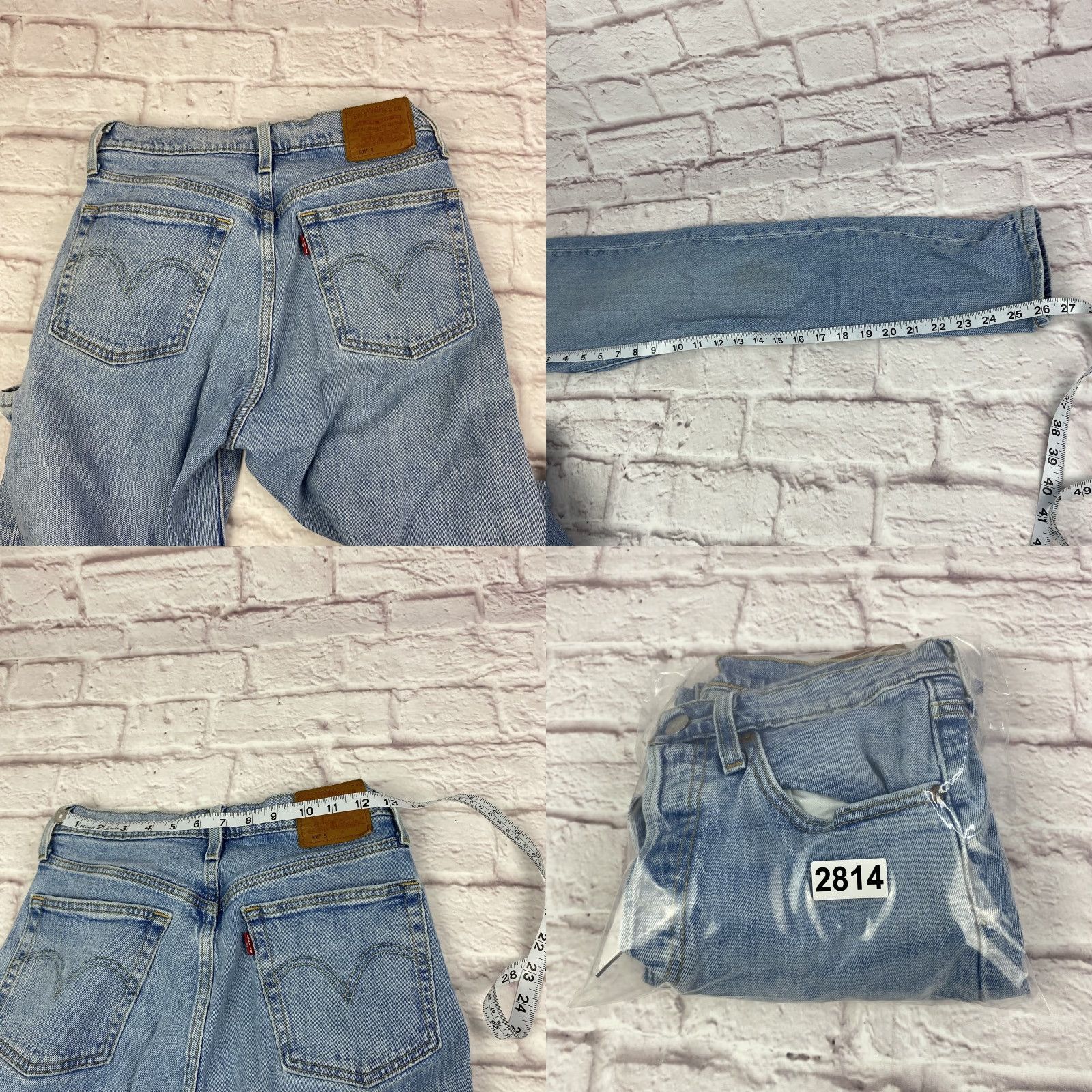 Levi's Levi's 501 Jeans Mens 26x26 Blue Denim Button Fly Straight Leg Premium 501 S Size US 26 / EU 42 - 9 Thumbnail