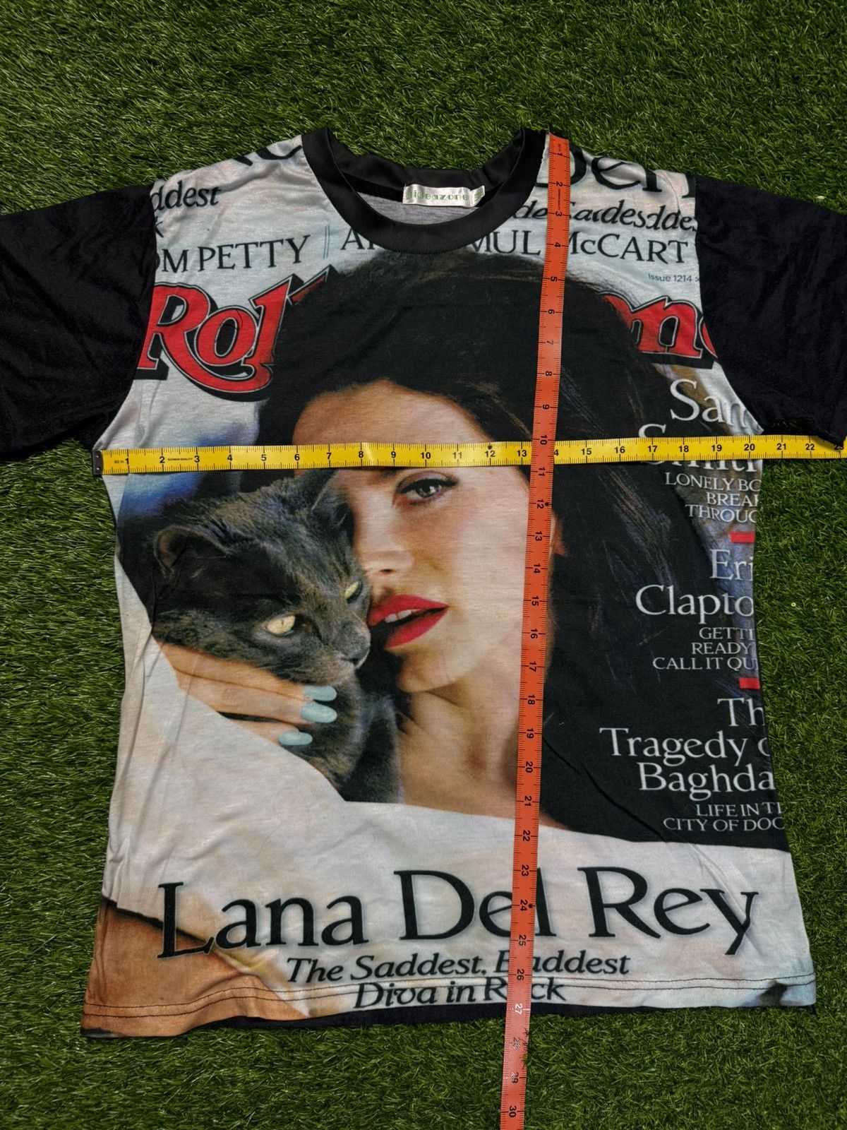 Art Comes First rolling stone magazine - LANA DEL REY cover up tshirt Size US M / EU 48-50 / 2 - 5 Thumbnail