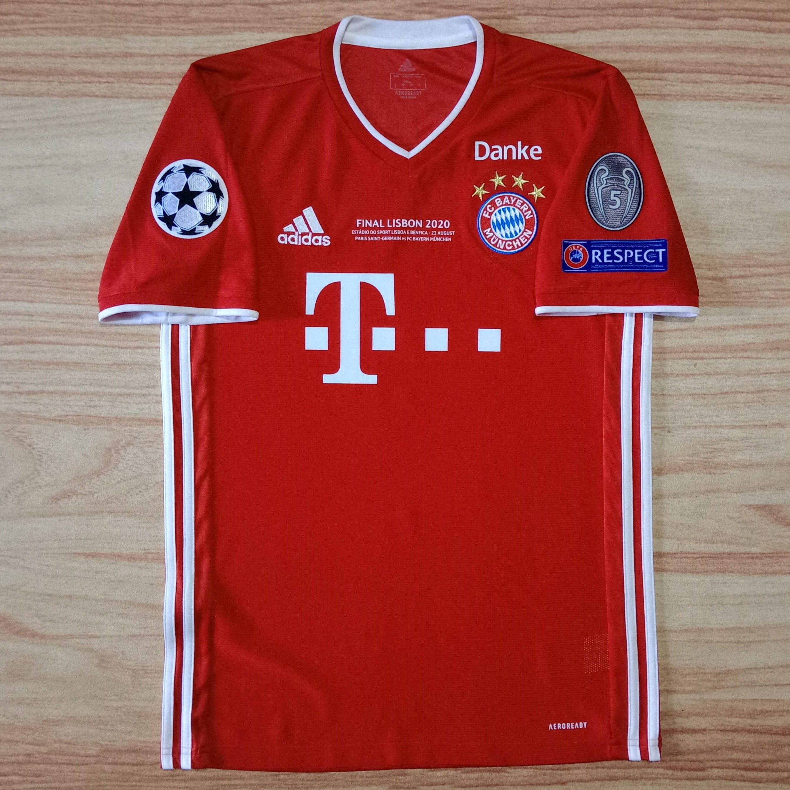 Bayern Munchen Final Lisbon 2020 Jersey Lewandowski