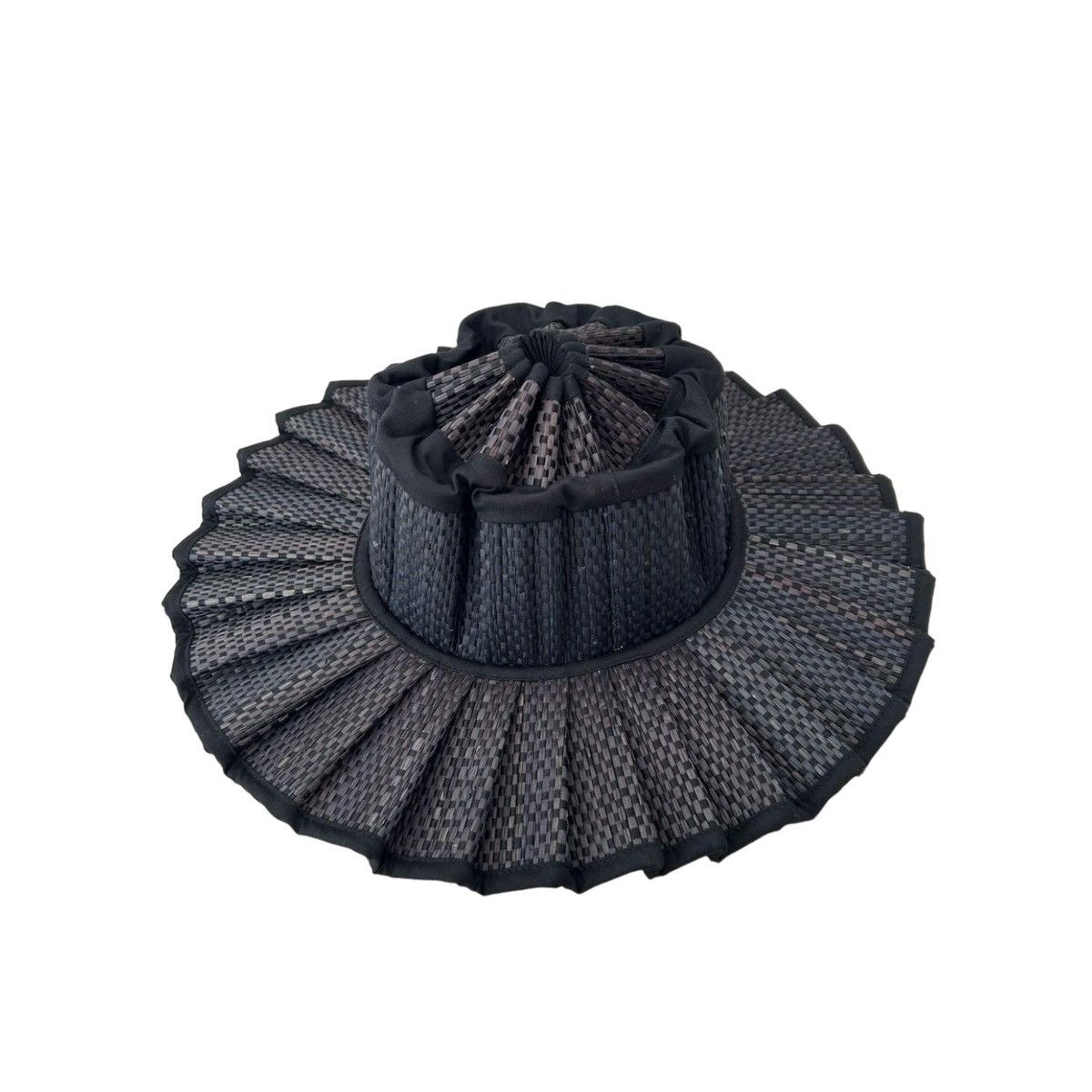 image of Vintage Lorna Murray Pleat Hat in Navy, Men's