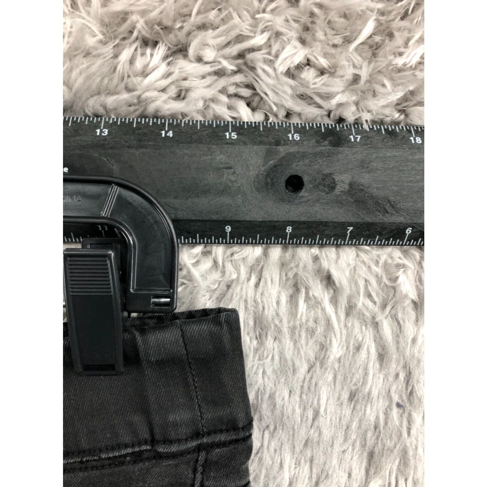 Old Navy Old Navy Rockstar Jegging Dark Wash Black 6 Womens Jeans Regular Rise 28in Inseam Denim Cotton Belt Loops 5-Pocket Zipper Button Size 28" / US 6 / IT 42 - 2 Thumbnail
