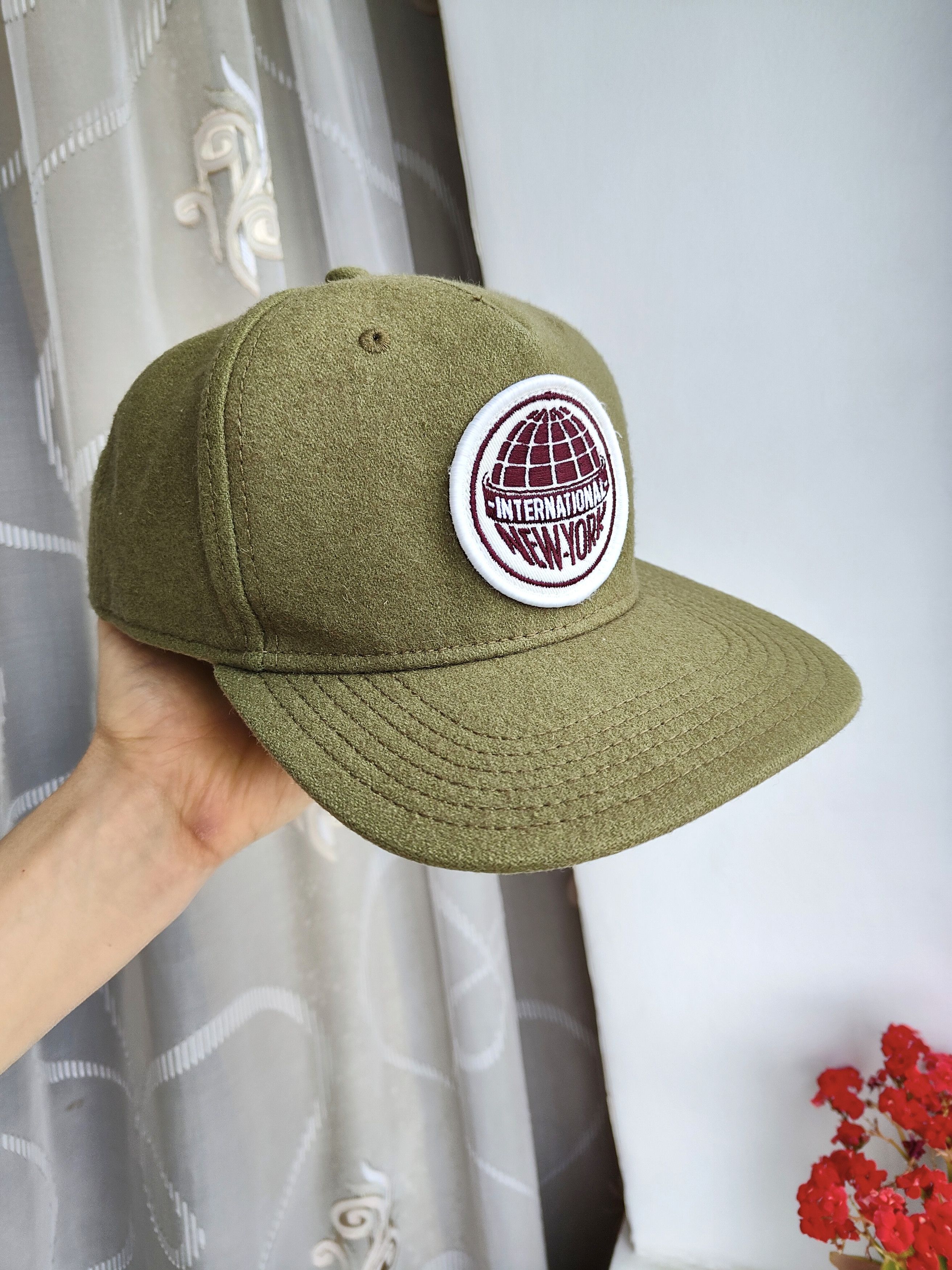 Racer Worldwide Vintage New York International Woolen Cap Snapback Size ONE SIZE - 1 Thumbnail