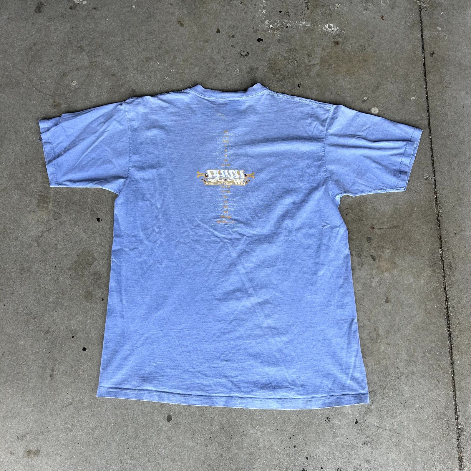 Vintage Vintage 90s Phish Tour T-Shirt Stained XL Size US XL / EU 56 / 4 - 7 Thumbnail