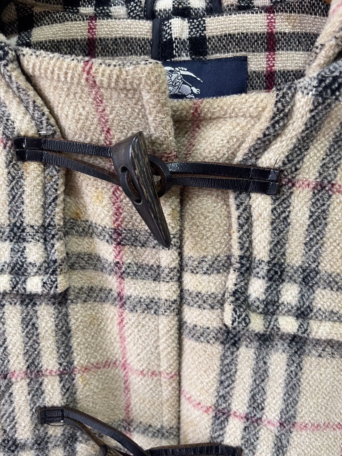 Burberry × Vintage Burberry Nova Check Duffle Coat Size US M / EU 48-50 / 2 - 9 Thumbnail