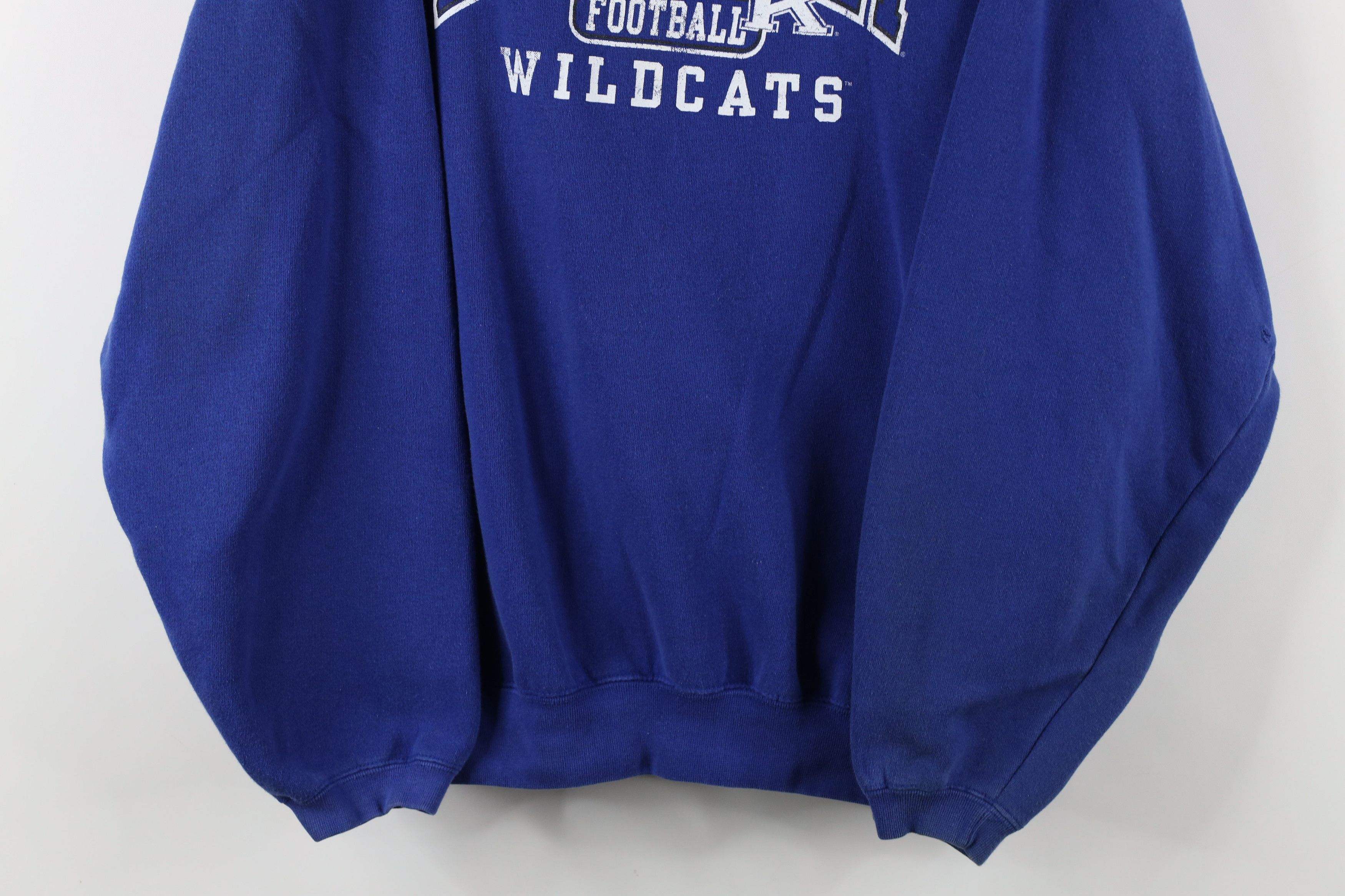 Vintage Vintage 90s University of Kentucky Football Sweatshirt Blue Size US XL / EU 56 / 4 - 3 Thumbnail