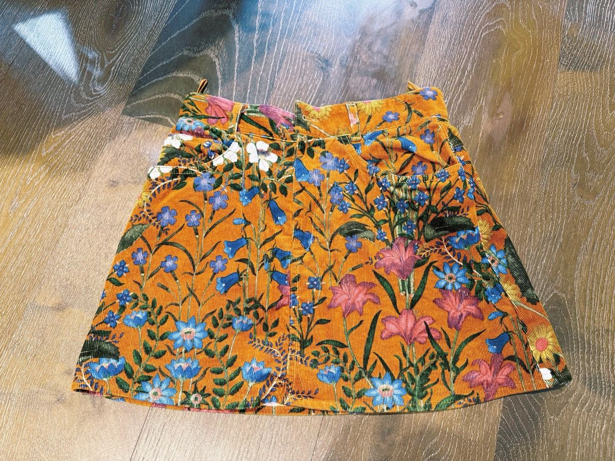 Gucci Gucci Floral Corduroy Skirt – Made in Italy Size 27" / US 4 / IT 40 - 1 Thumbnail