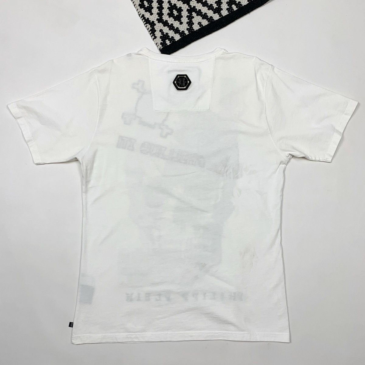 Philipp Plein Philipp Plein T-shirt Game Over Print Skull Big Logo Size US L / EU 52-54 / 3 - 21 Thumbnail