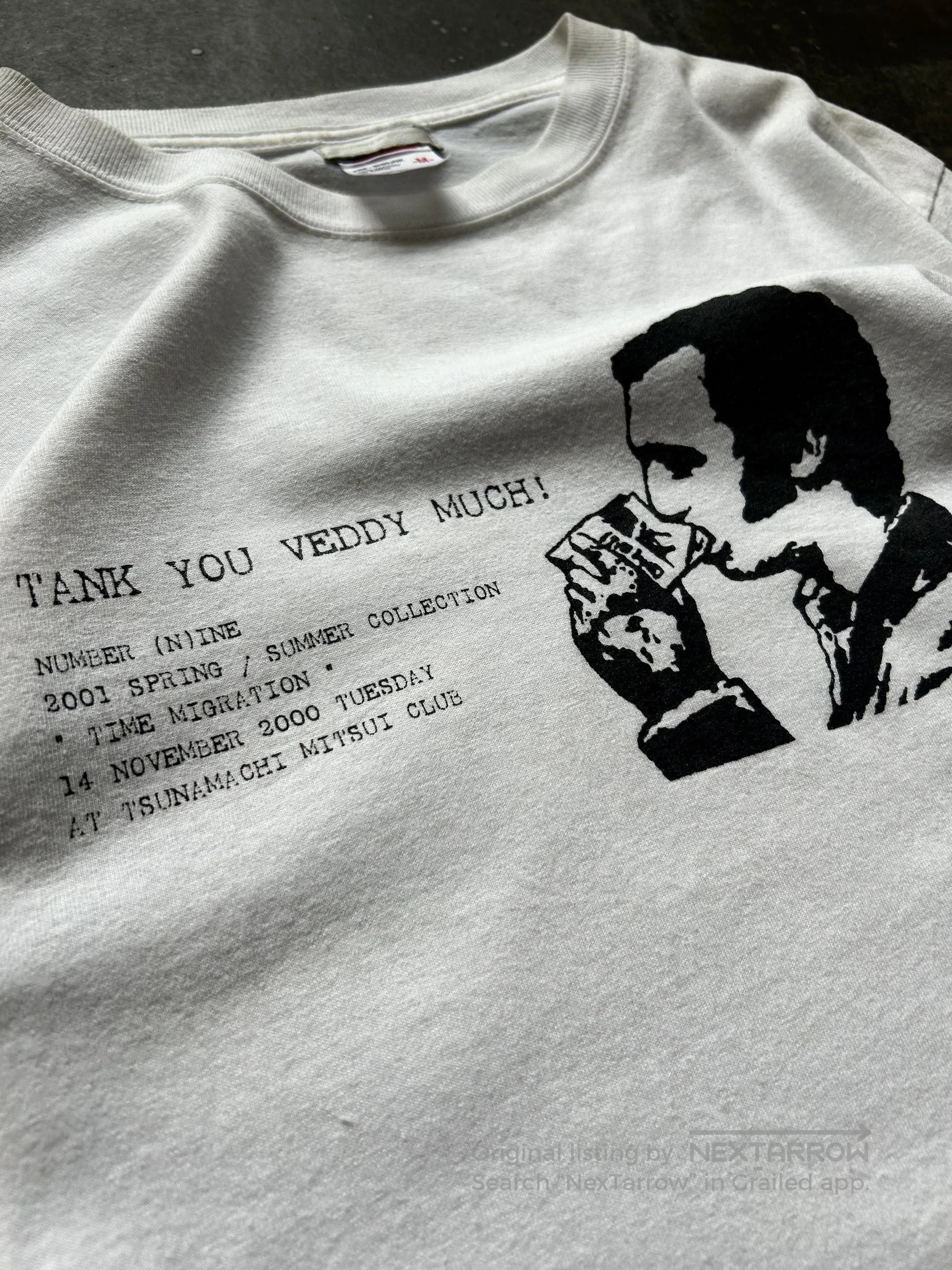 Number (N)ine Number(N)ine 2001ss Portrait Tee. Size US M / EU 48-50 / 2 - 3 Thumbnail