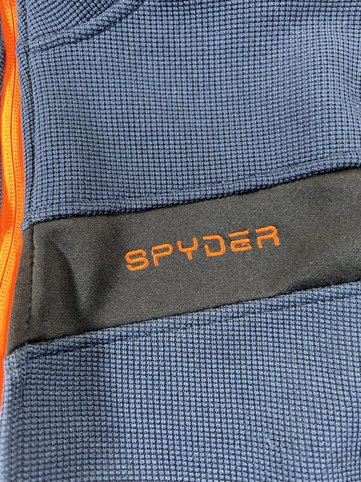 Spyder Spyder Men's XL Blue and Black Full-Zip Fleece Jacket Size US XXS / EU 40 - 2 Thumbnail
