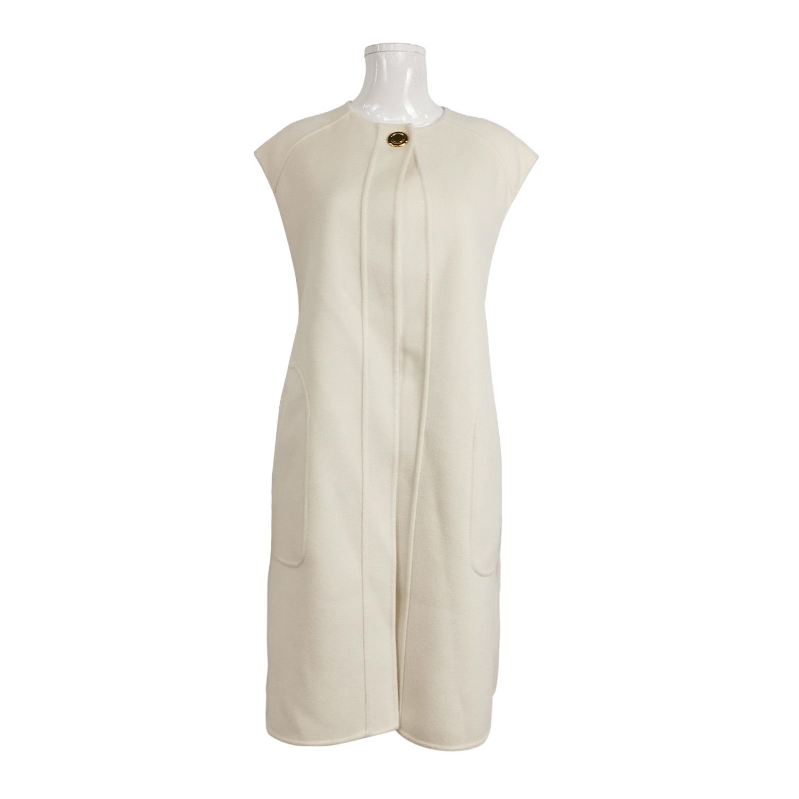 Loro Piana Loro Piana Baby Cashmere Sleeveless Coat Size S Size S / US 4 / IT 40 - 1 Thumbnail