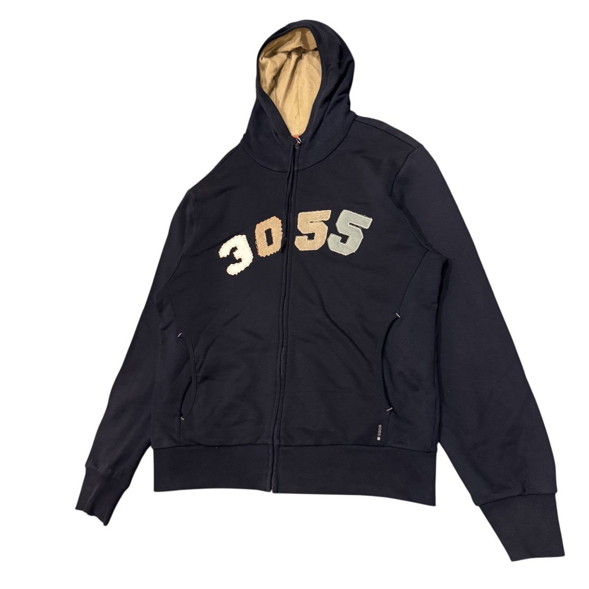Hugo Boss Vintage Hugo Boss Orange Label "3055" Zip-Up Hoodie Size US XL / EU 56 / 4 - 2 Thumbnail