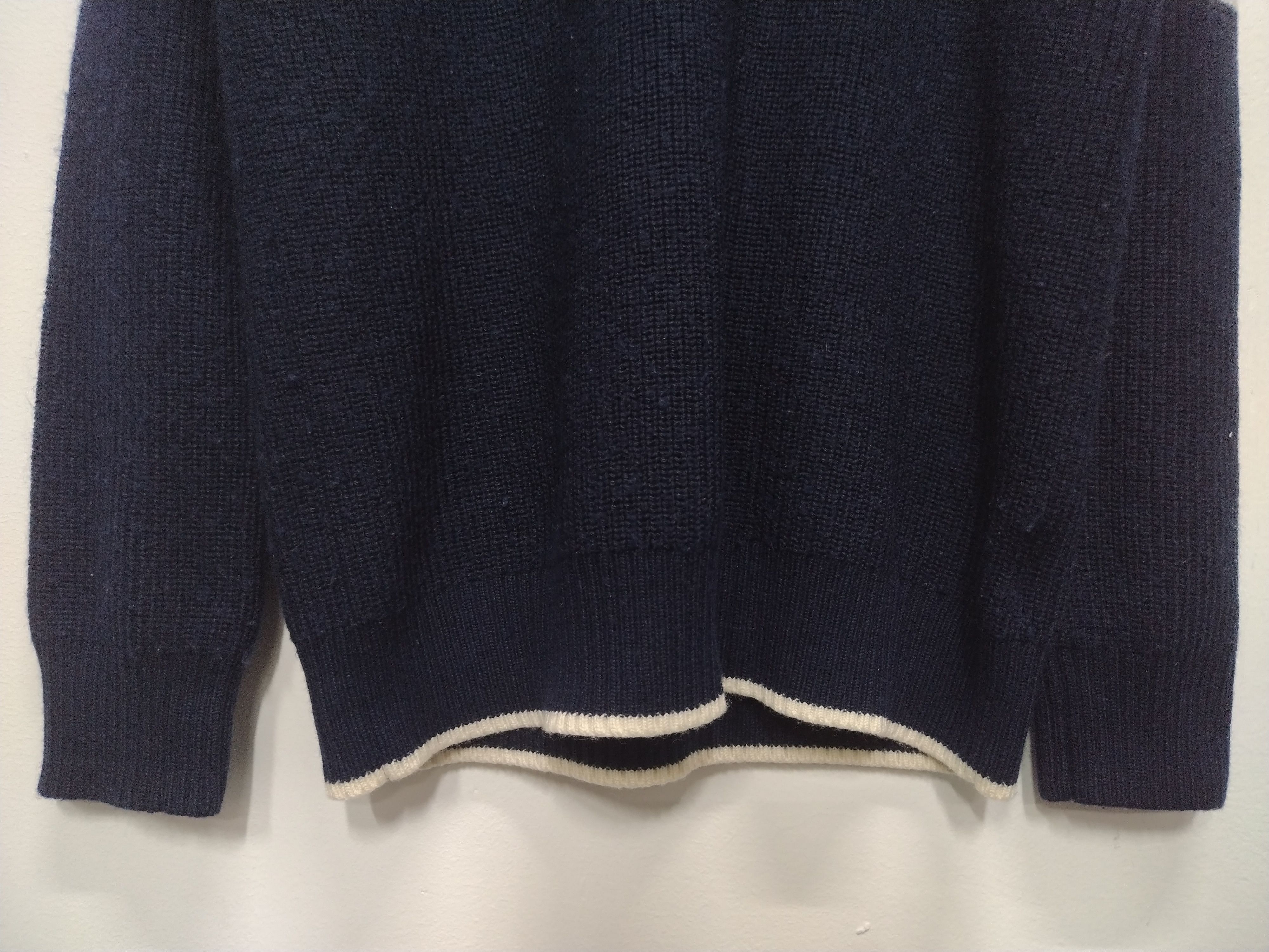 Aran Isles Knitwear × Burberry Vtg Burberry Black Label Knitwear Rare Double Line Size US M / EU 48-50 / 2 - 8 Thumbnail