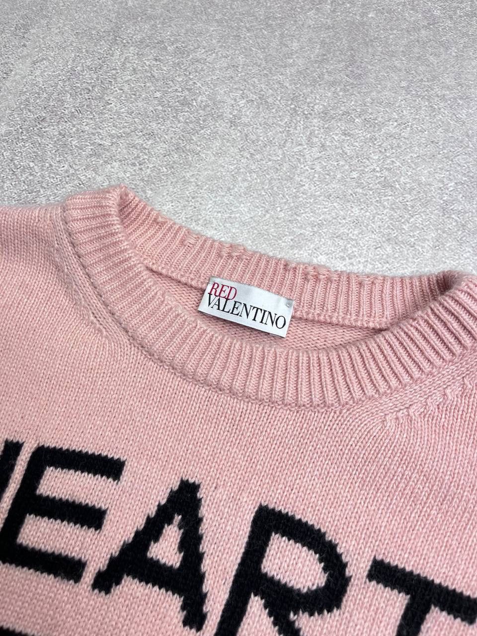 Valentino Vintage Valentino Red Heart Breaker Sweater Y2K S Size US S / EU 44-46 / 1 - 4 Thumbnail
