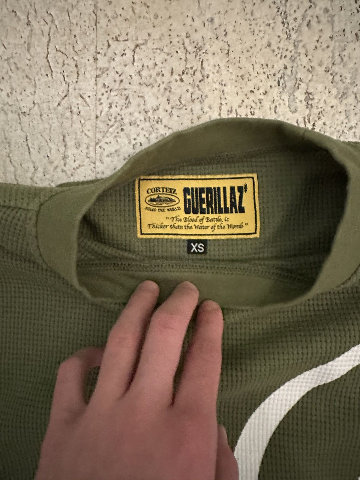 Corteiz Khaki corteiz waffle longsleeve Size US XS / EU 42 / 0 - 2 Thumbnail