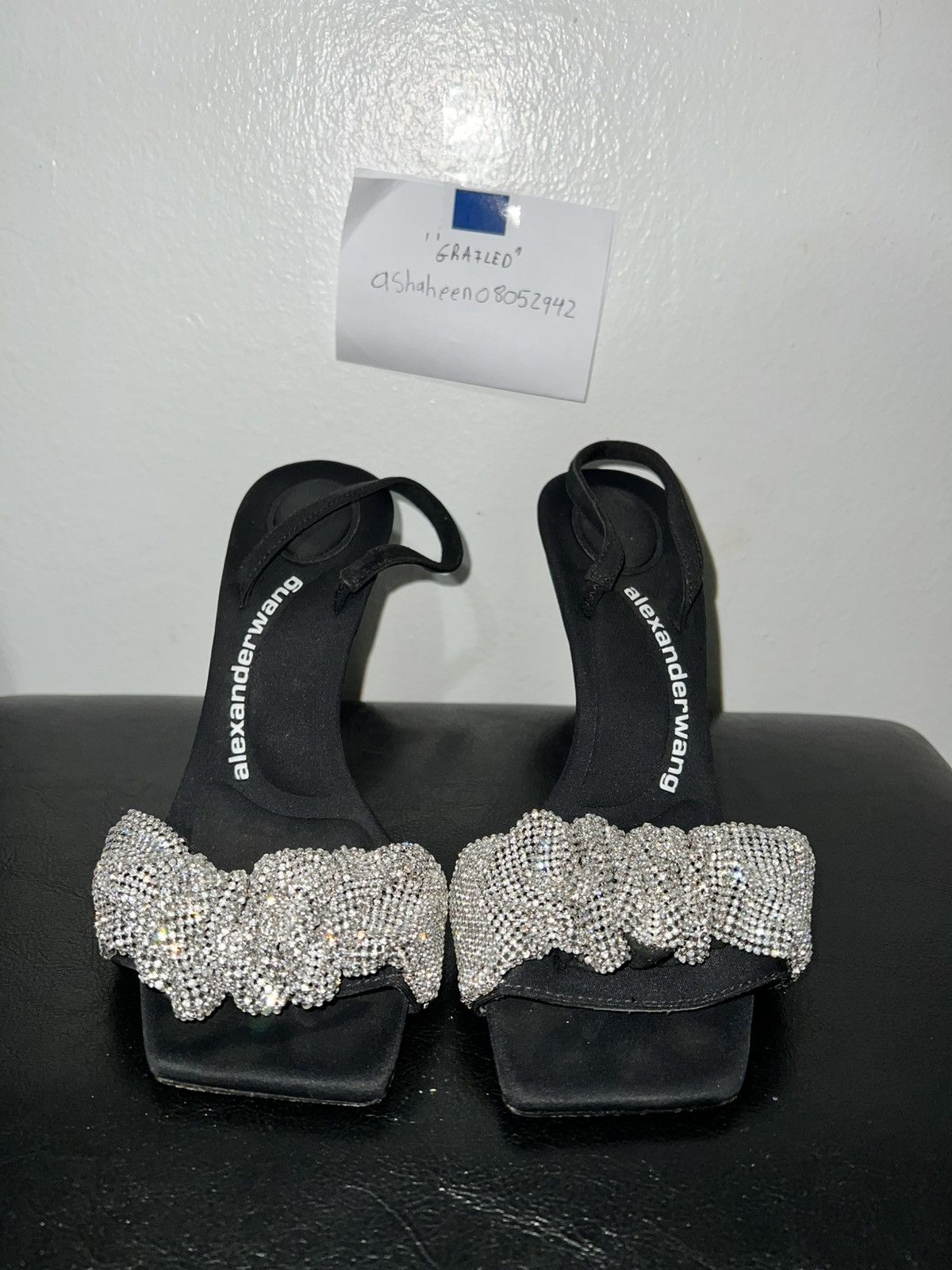 Alexander Wang Alexander Wang Diamond Sparkle Heels Size US 7 / IT 37 - 1 Thumbnail