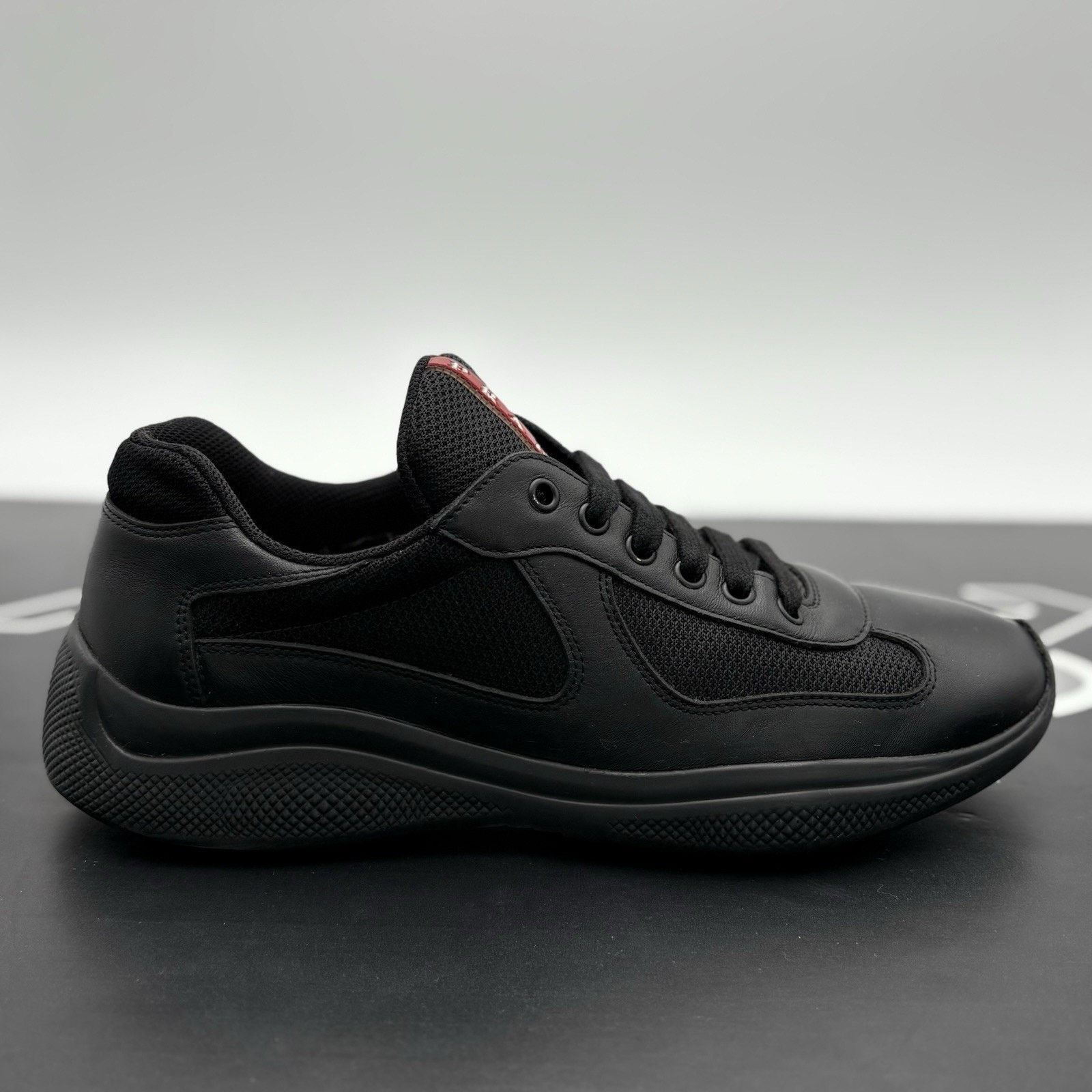 Prada Prada Americas Cup ' Black Leather ' | GOOD CONDITION! Size US 8 / EU 41 - 2 Thumbnail