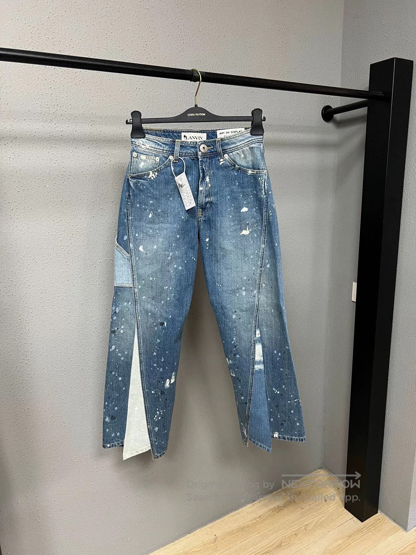 Lanvin lavin x gallery dept splatter denim pants. Size US 36 / EU 52 - 1 Thumbnail
