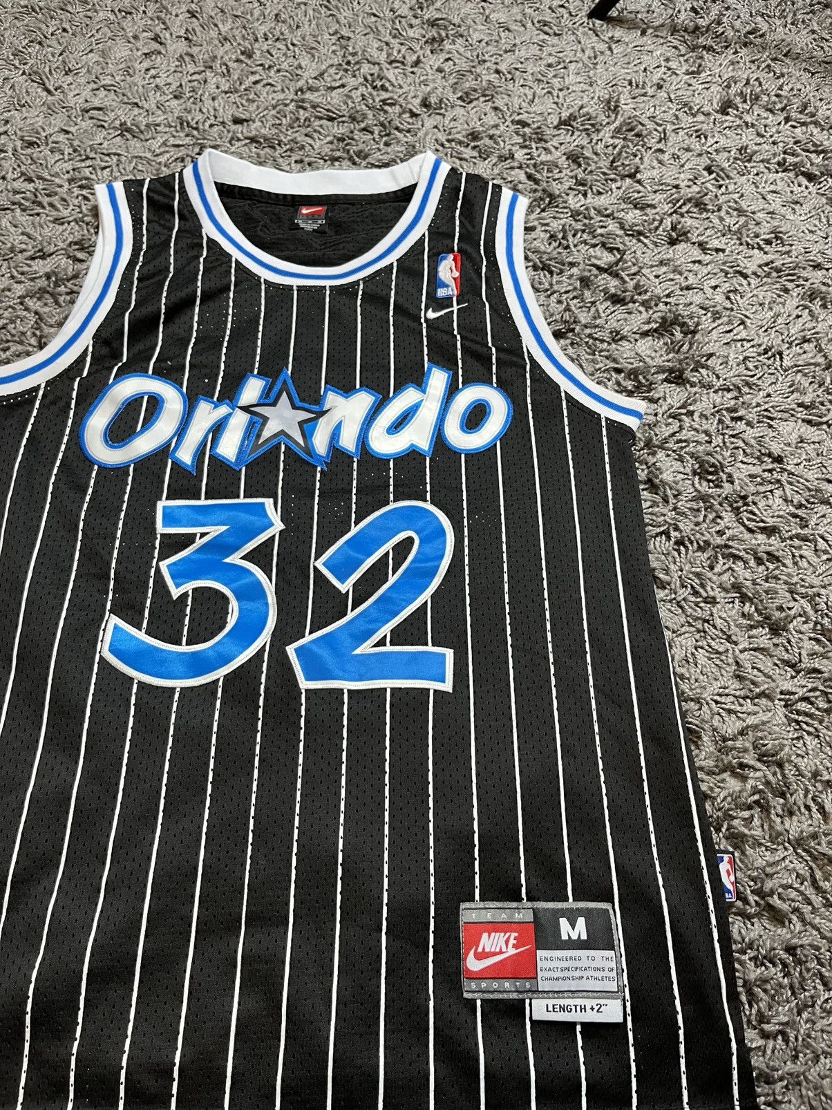 NBA × Vintage ORLANDO MAGIC O’NEAL #32 NBA SOCCER JERSEY SHIRT Size US M / EU 48-50 / 2 - 2 Thumbnail
