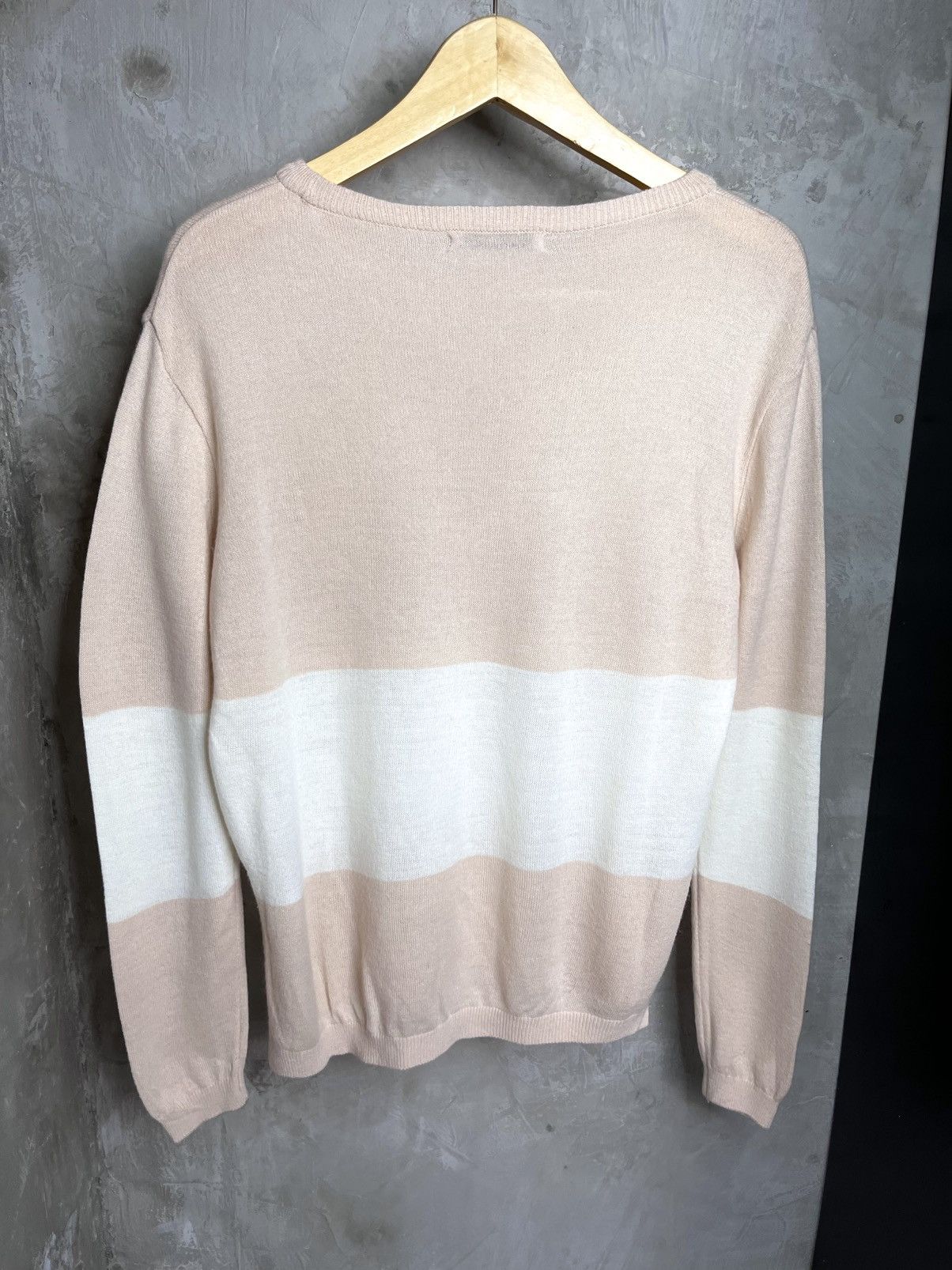 Hussein Chalayan Hussein Chalayan Colorblock Beige Knitwear Size M / US 6-8 / IT 42-44 - 4 Thumbnail