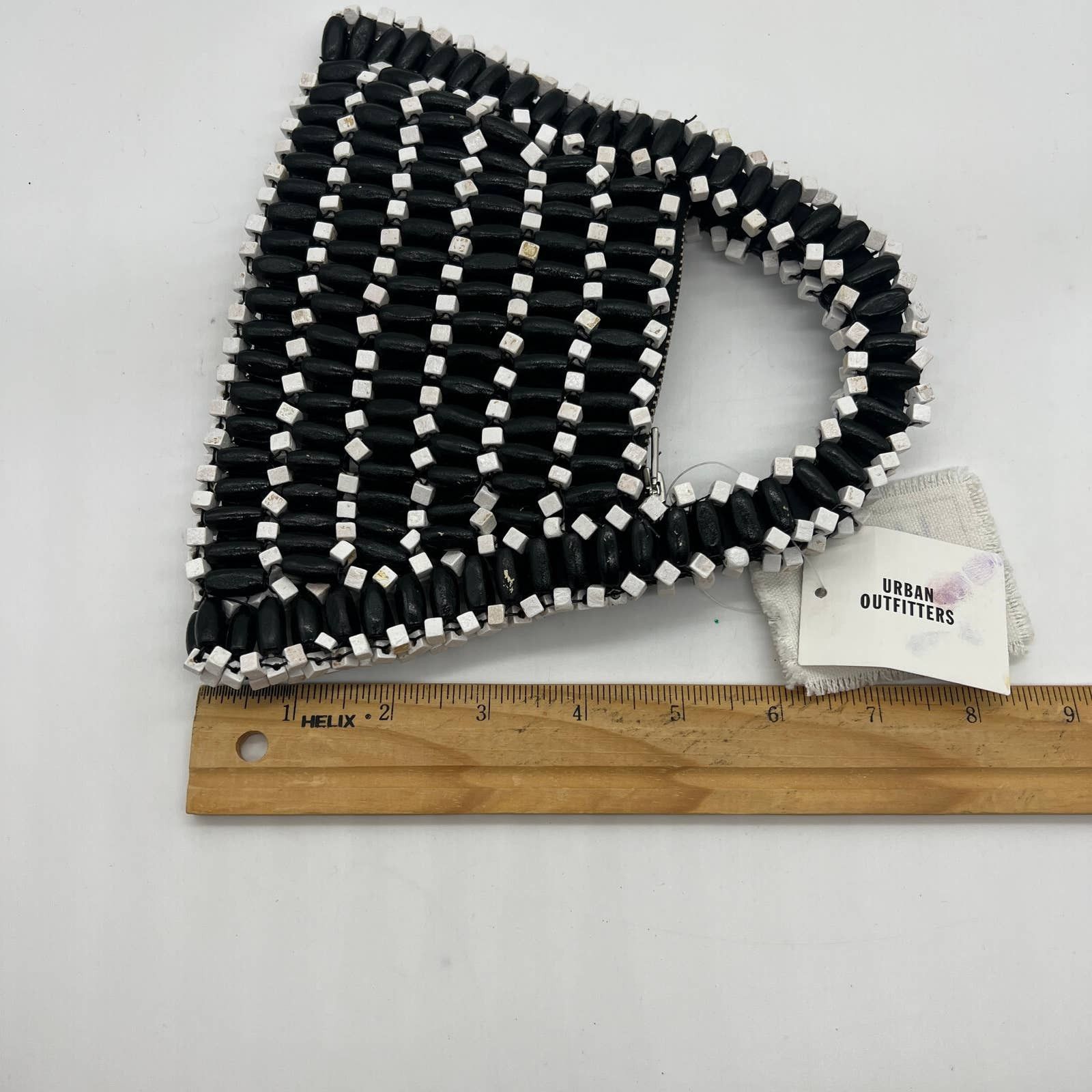 Urban Outfitters Urban Outfitters Mini Hand Made Wooden Beaded Purse Size ONE SIZE - 6 Thumbnail