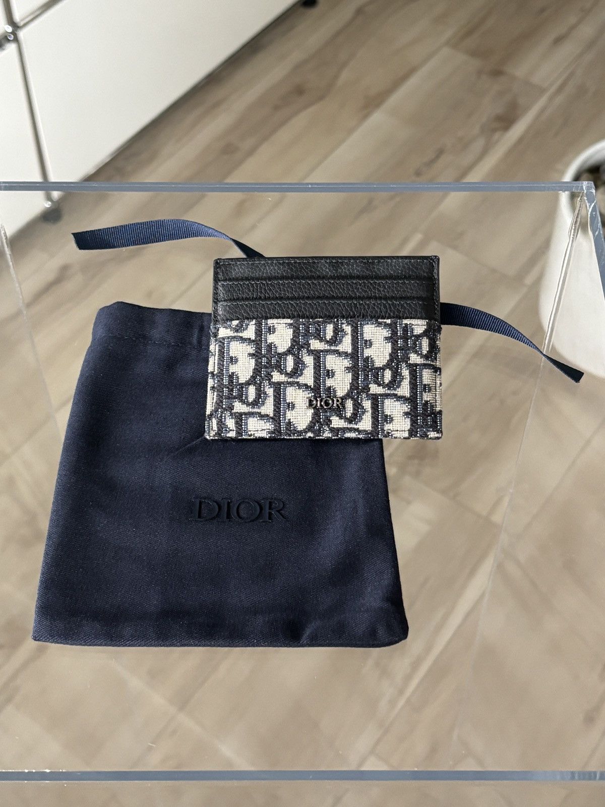 Dior DIOR OBLIQUE CARDHOLDER WALLET Size ONE SIZE - 1 Thumbnail